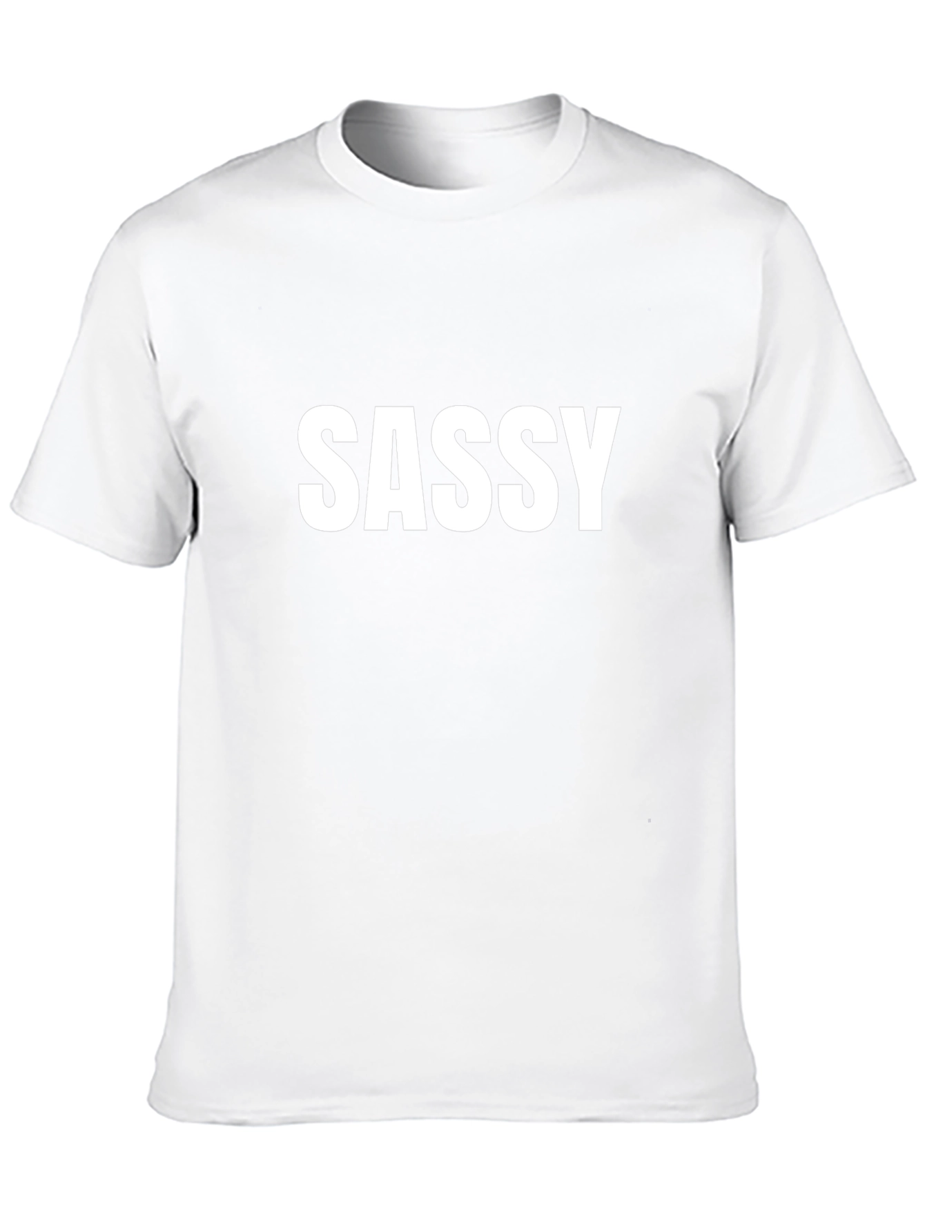 Sassy Graphic Tee - Mens Black T-Shirt