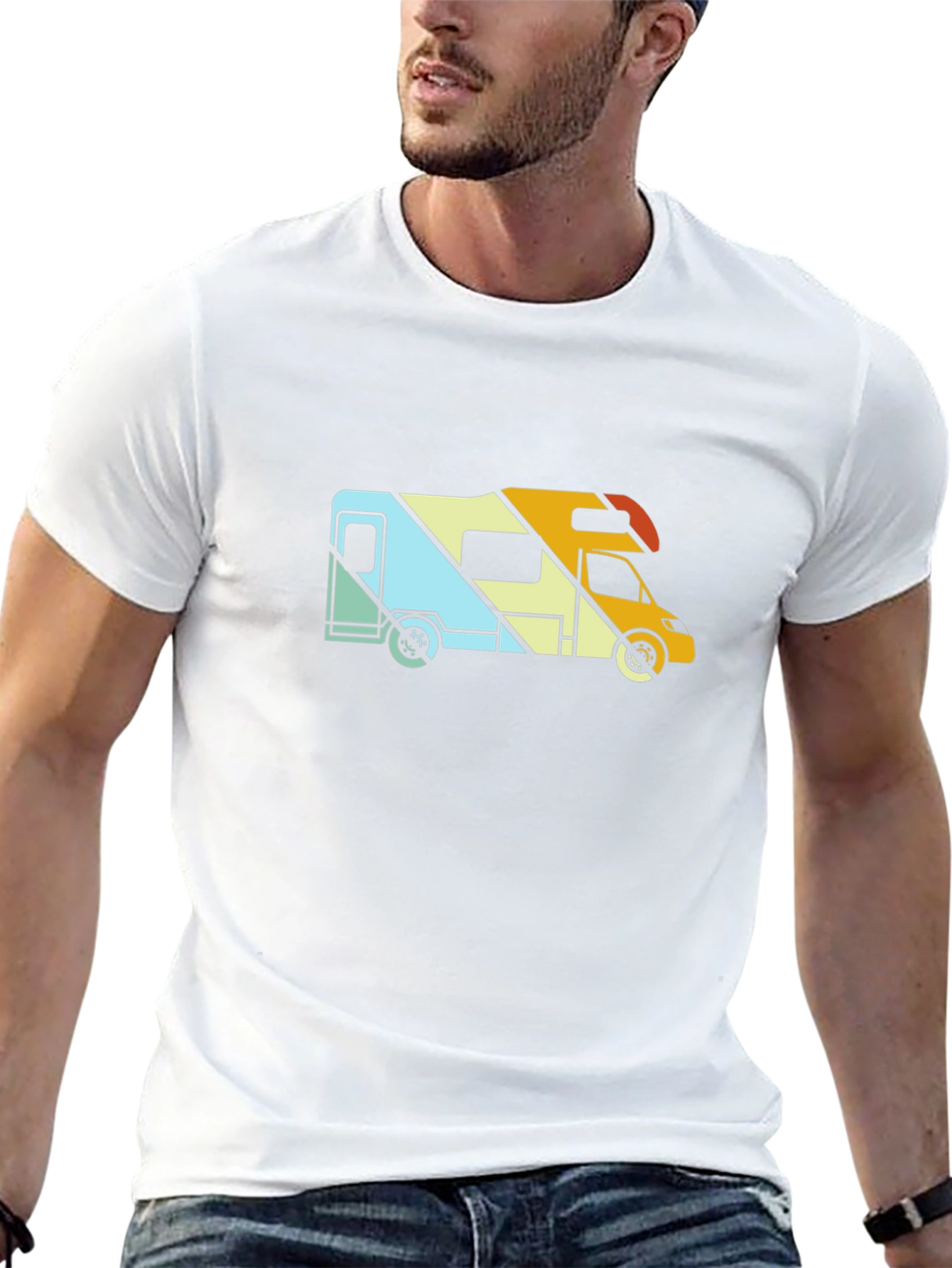 Retro Camper Van Graphic Tee - Adventure Ready!