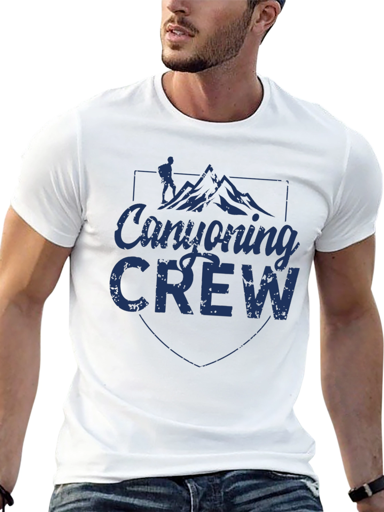 Canyoning Crew Black T-Shirt - Adventure Apparel
