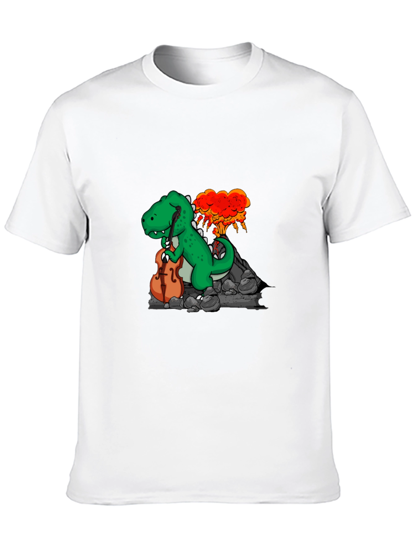 Dino Cellist T-Shirt - Prehistoric Rock!
