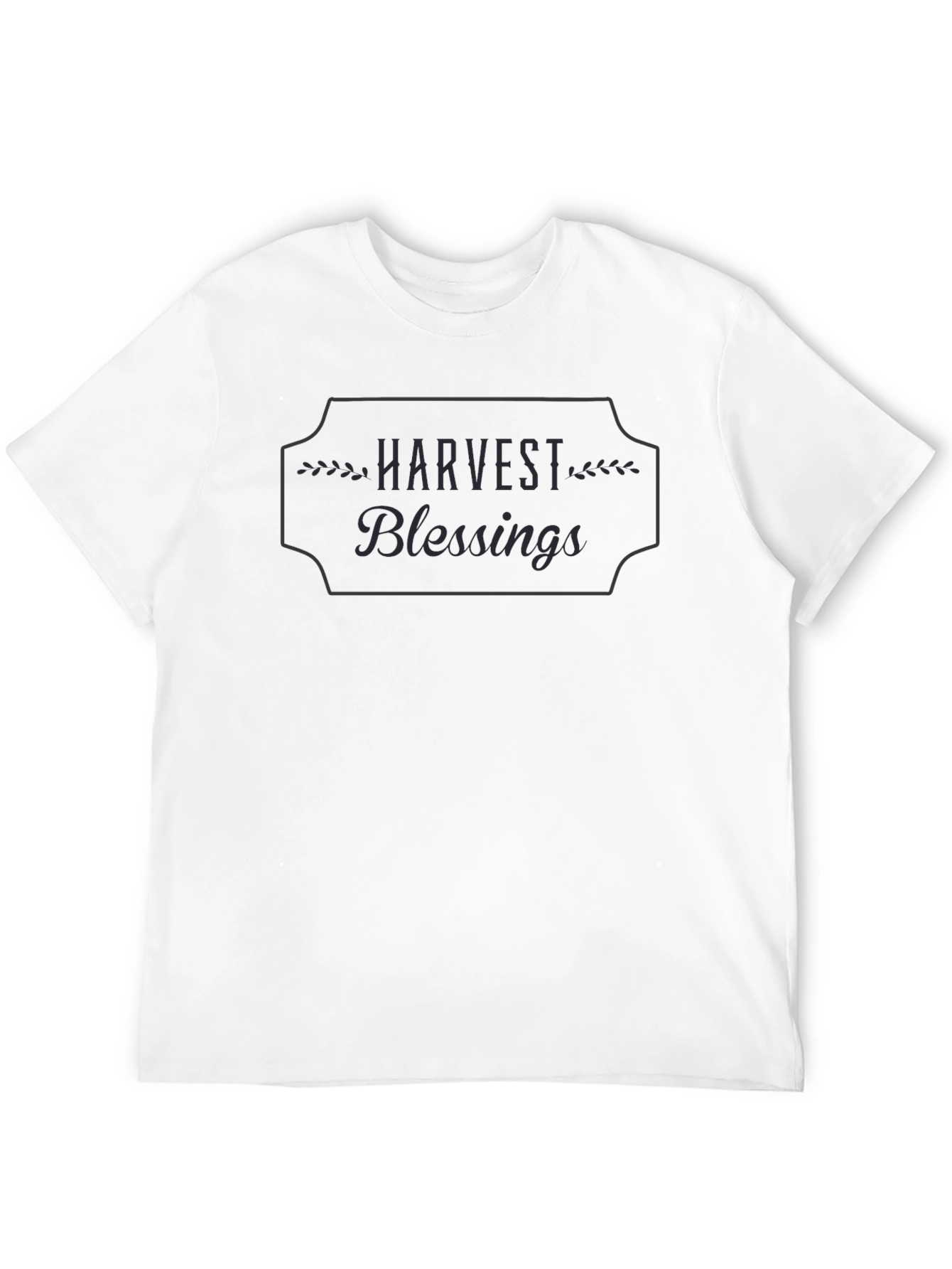 Harvest Blessings Graphic T-Shirt - Black