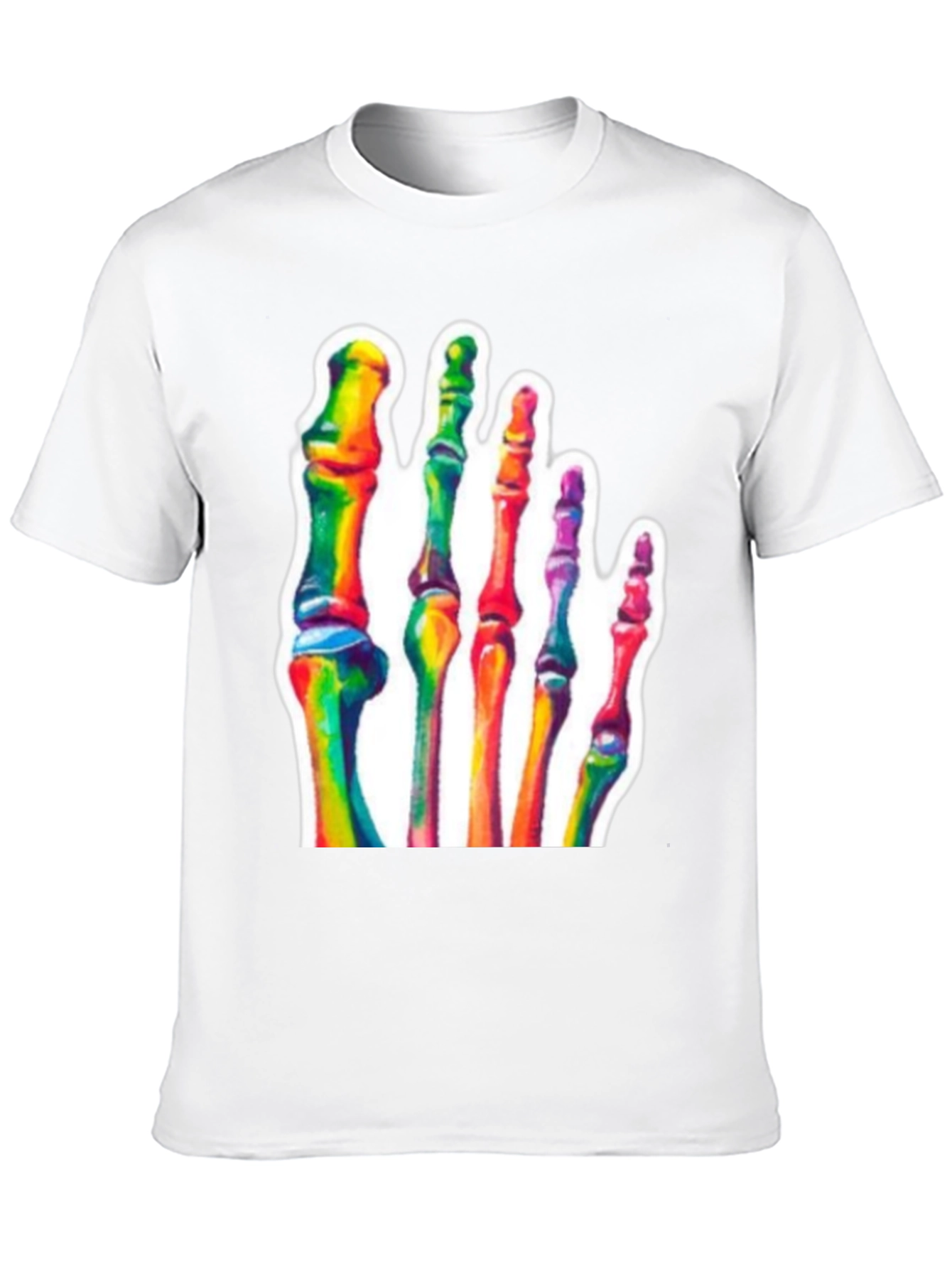 Rainbow Foot Bones T-Shirt