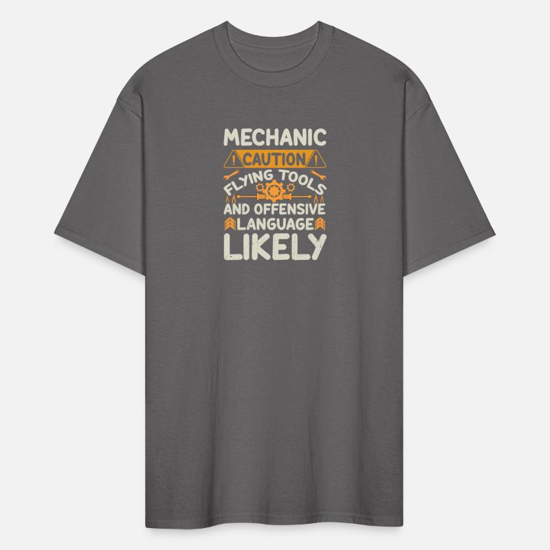 Mechanic Caution Flying Tools Mechanic Engineer