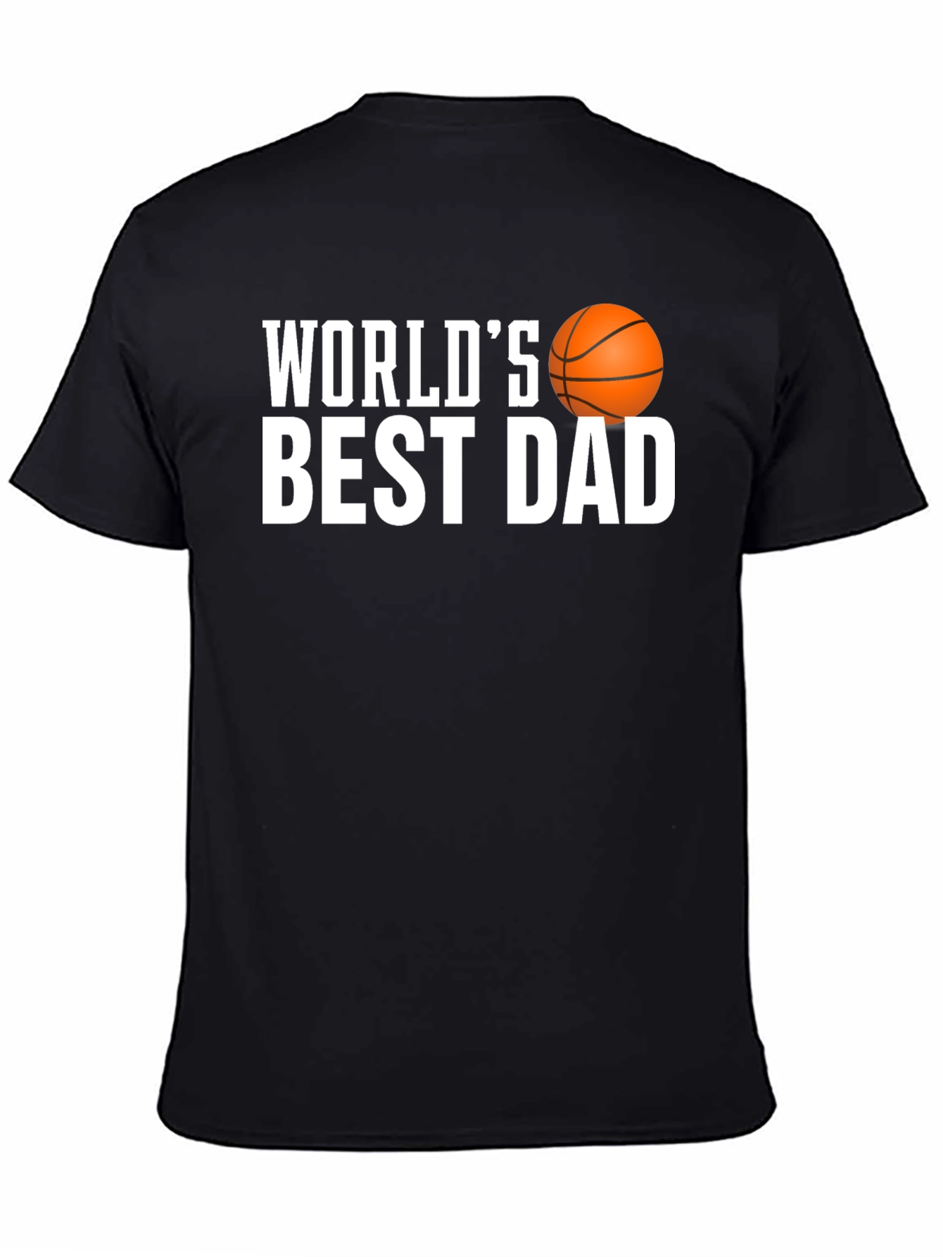 Worlds Best Dad Basketball Graphic T-Shirt