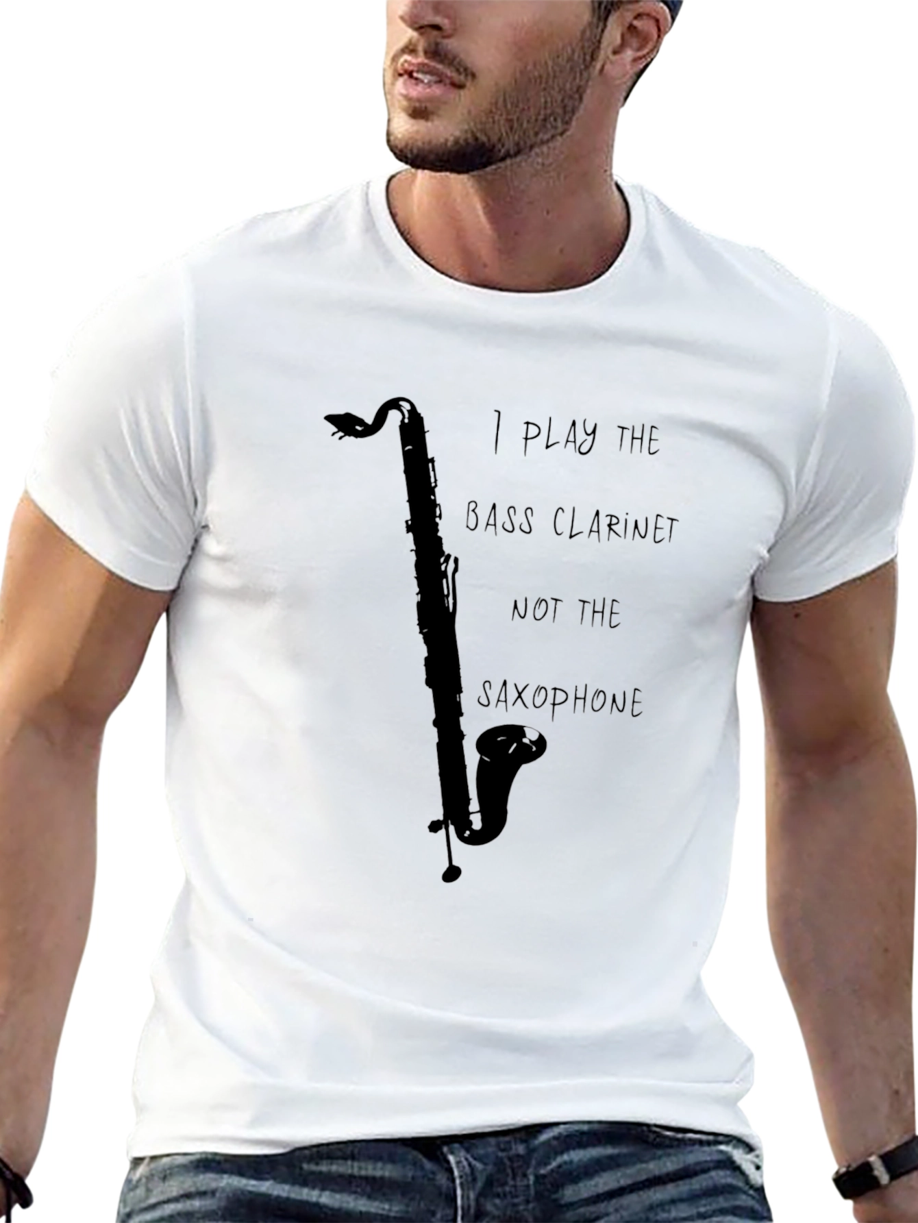 Bass Clarinet T-Shirt - Musician Humor Tee