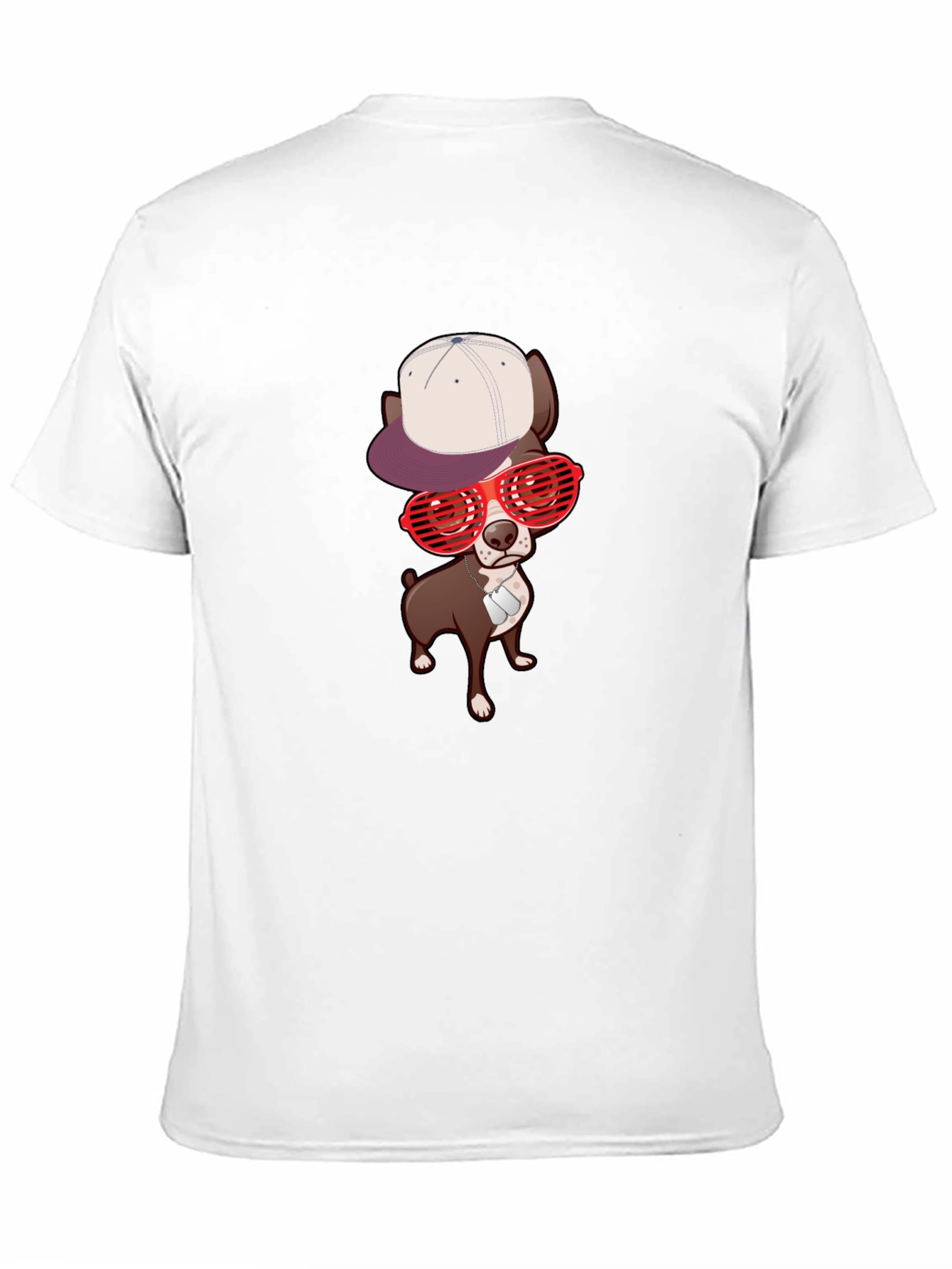 Cool Dog Graphic Tee - Black Casual T-Shirt
