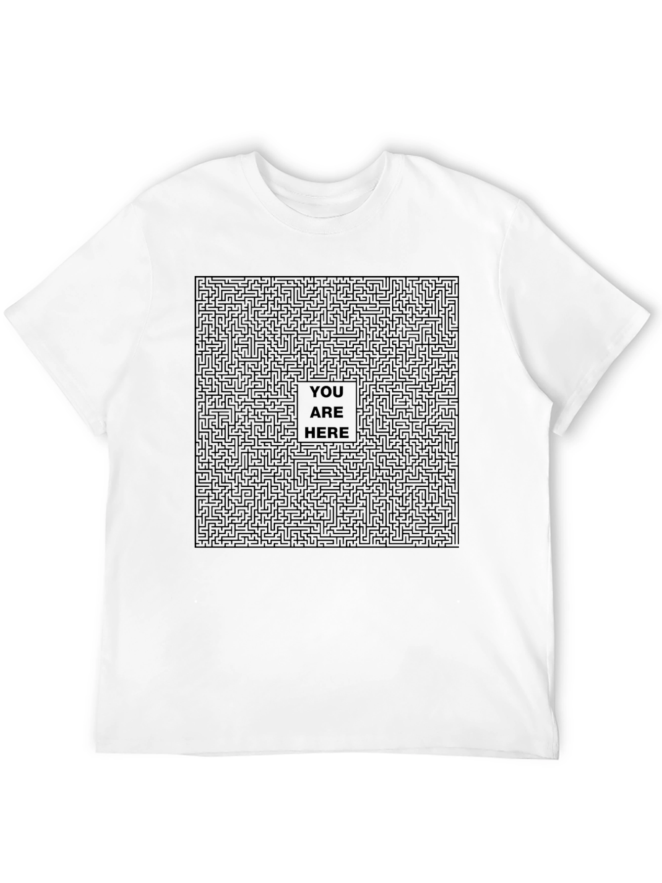 Maze T-Shirt - You Are Here Graphic Tee