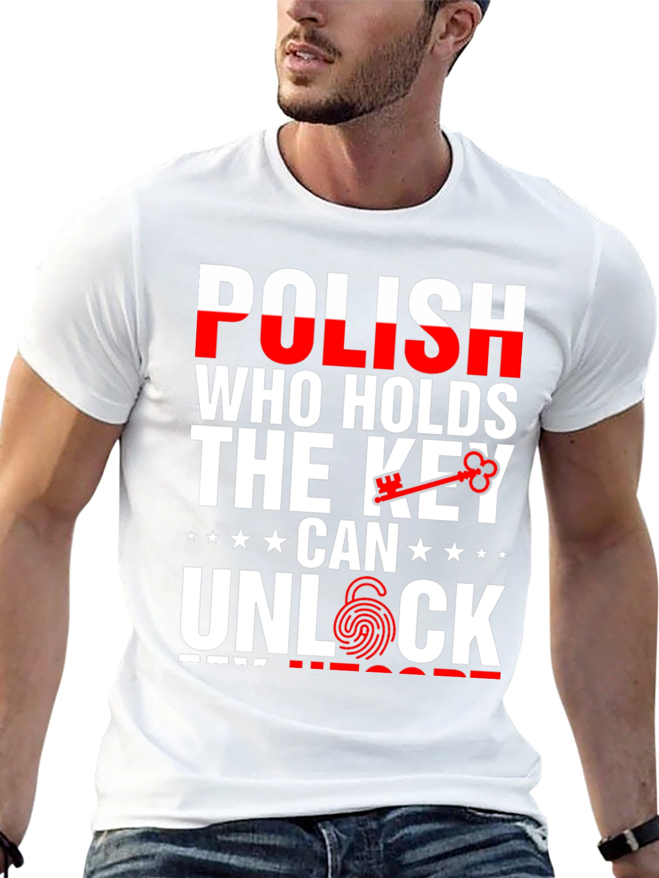 Polish Key to My Heart Graphic Tee