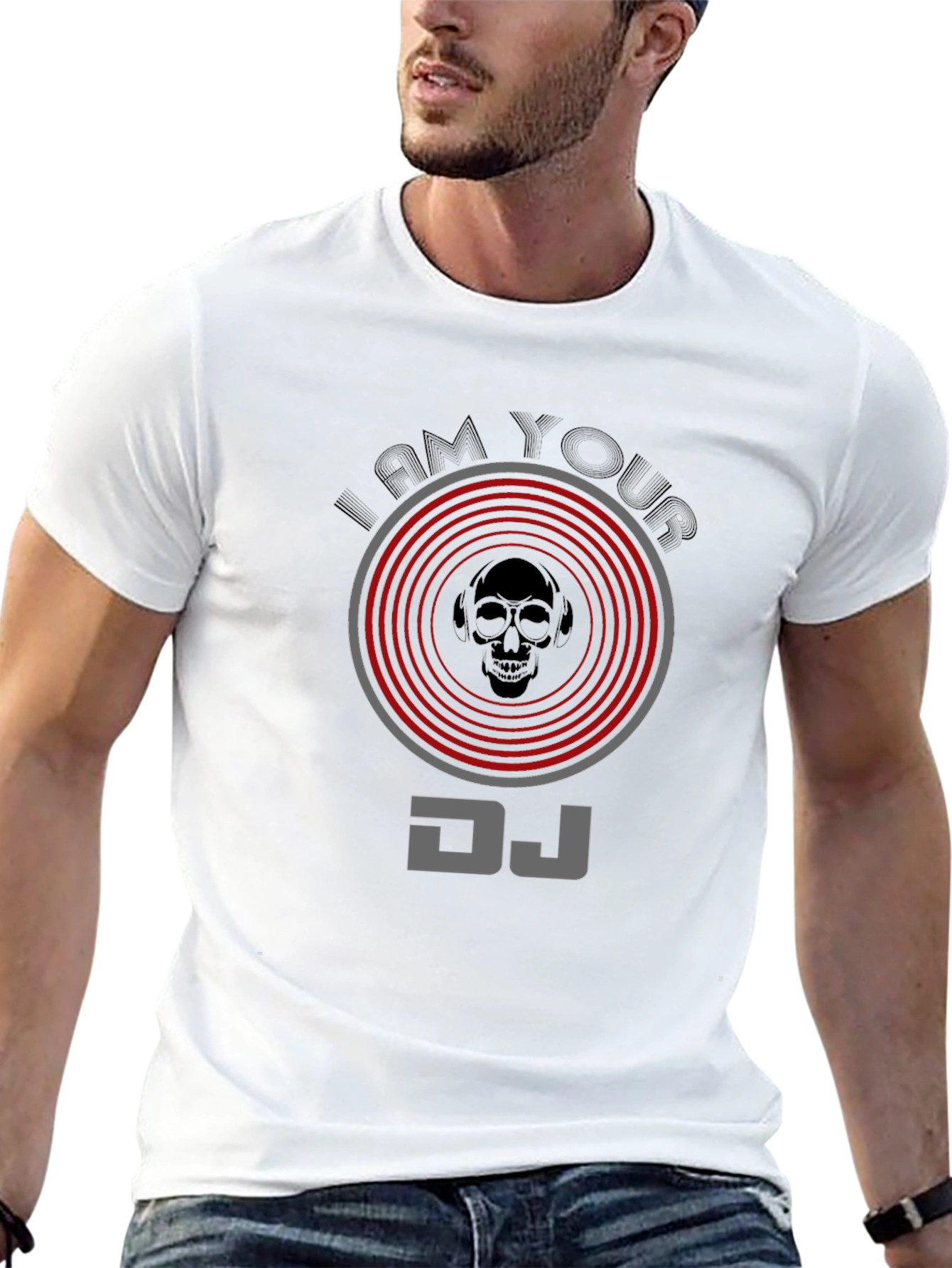I Am Your DJ Skull Graphic Tee