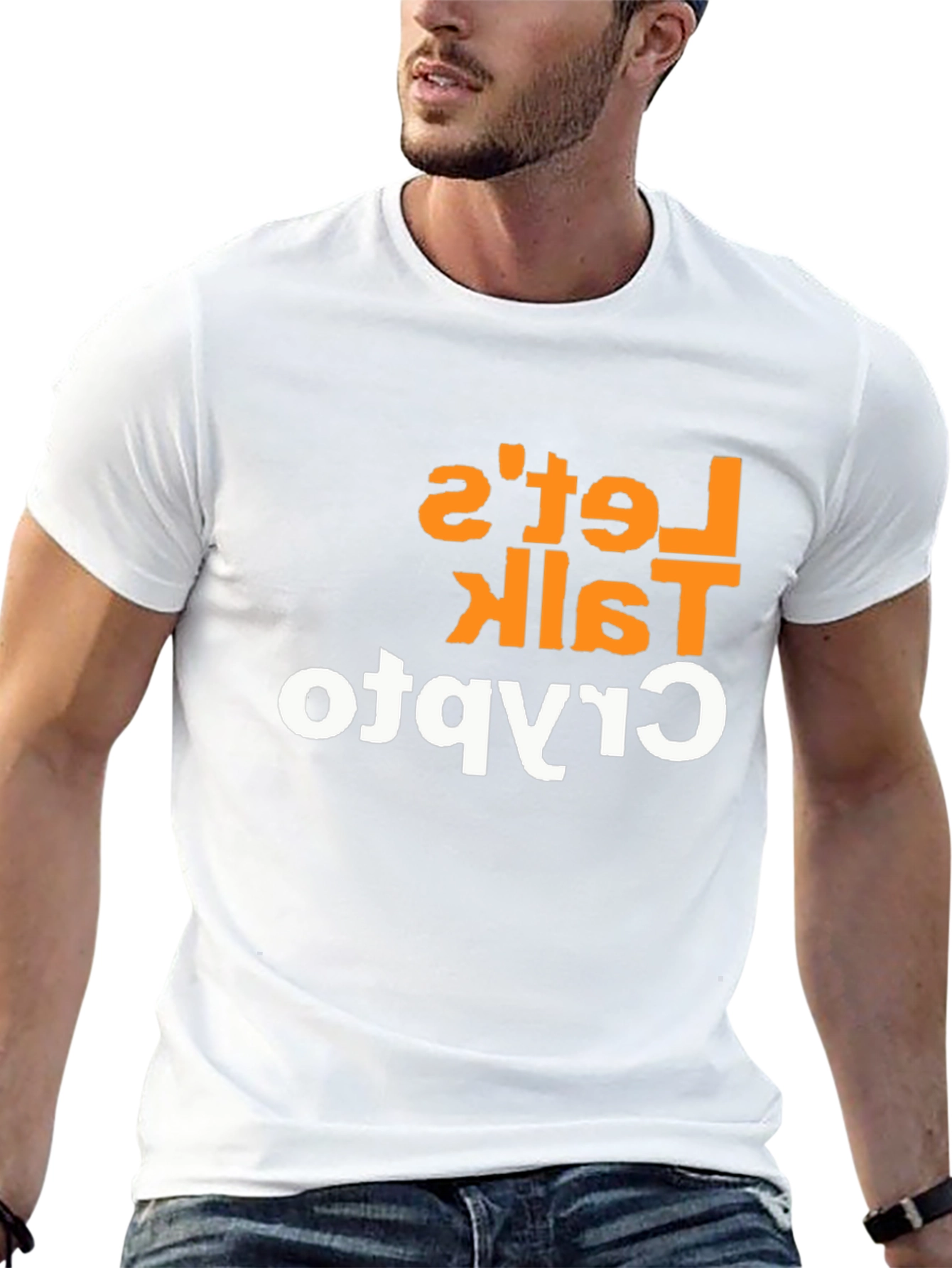 Lets Talk Crypto Graphic Tee - Black