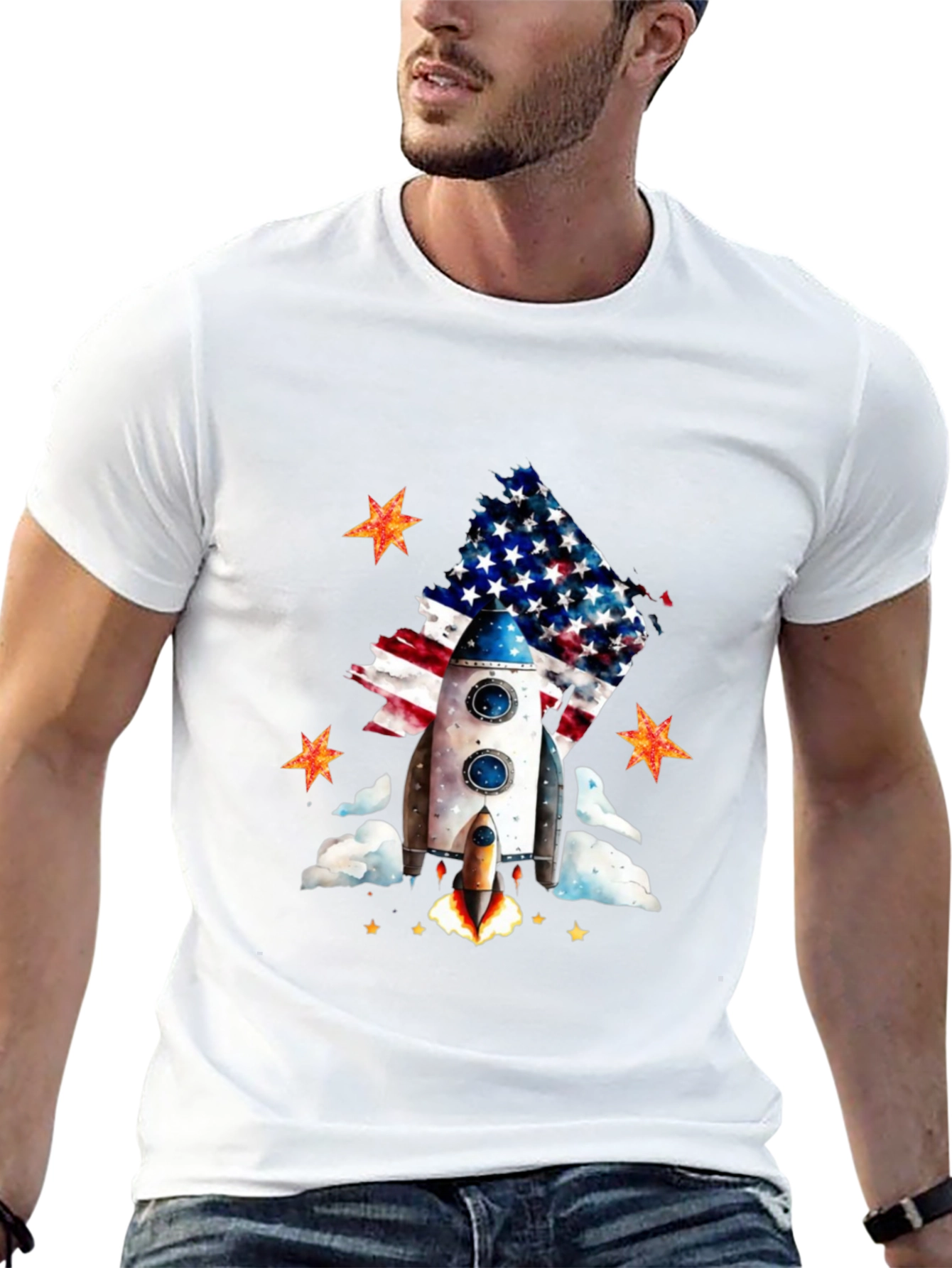 Patriotic Rocket T-Shirt