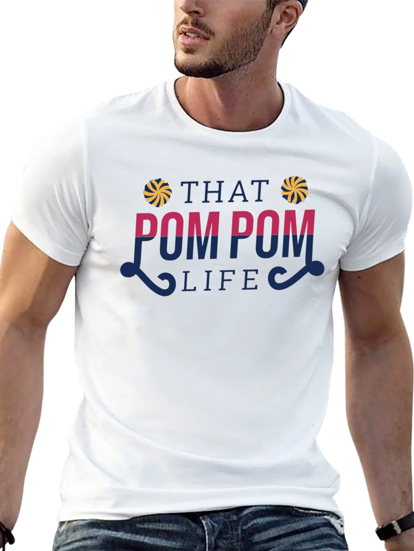 That Pom Pom Life T-Shirt Black