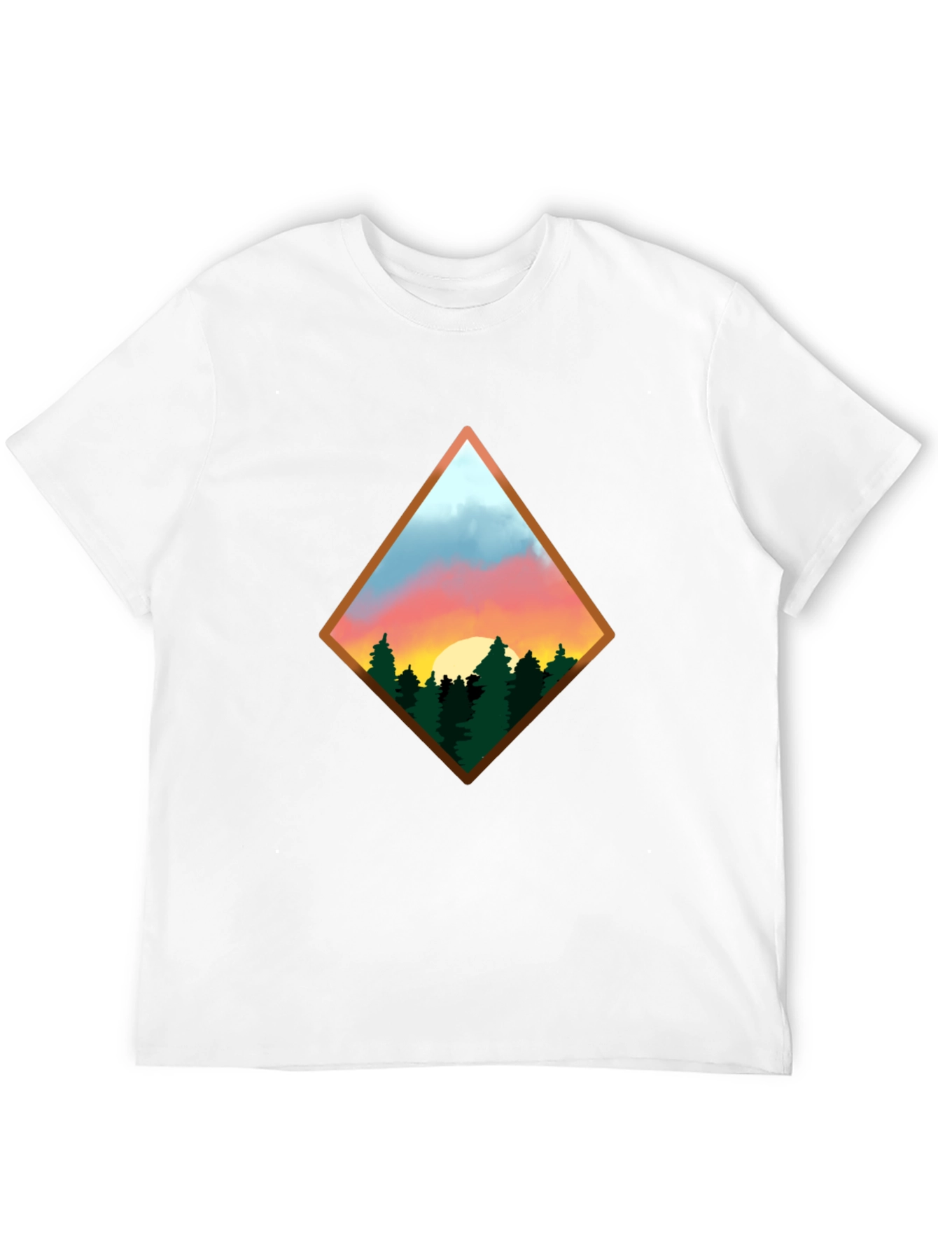Diamond Sunset Graphic Tee - Nature Lovers T-Shirt