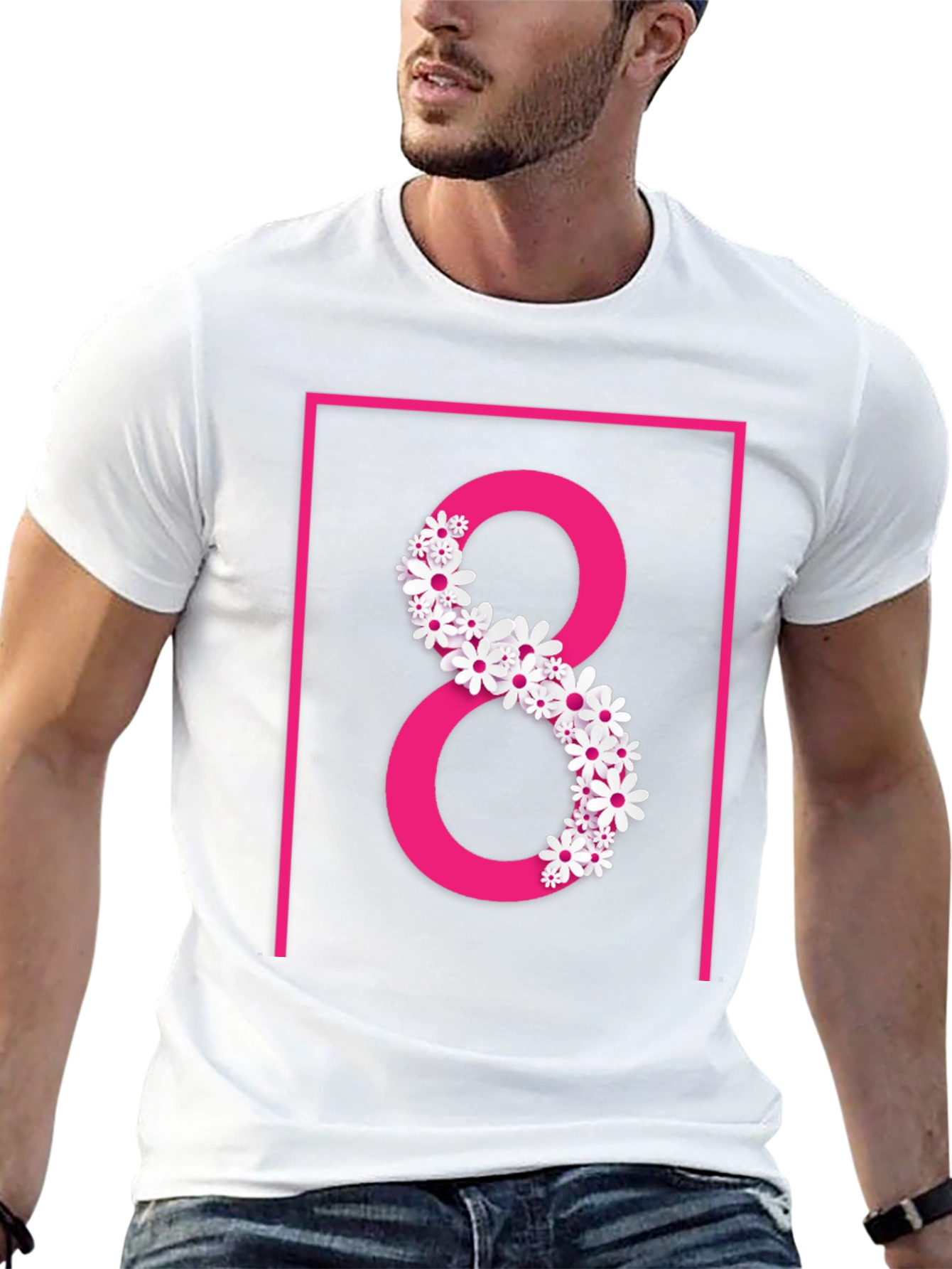 Floral Eight T-Shirt - International Womens Day