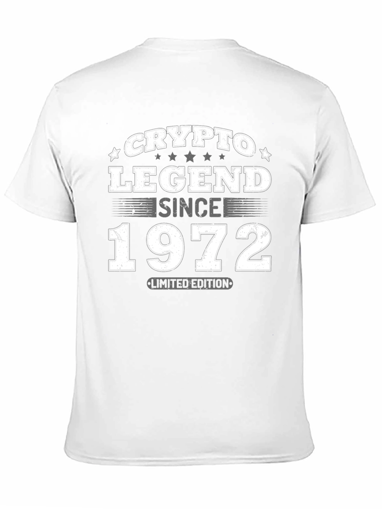Crypto Legend Since 1972 Limited Edition Black T-Shirt