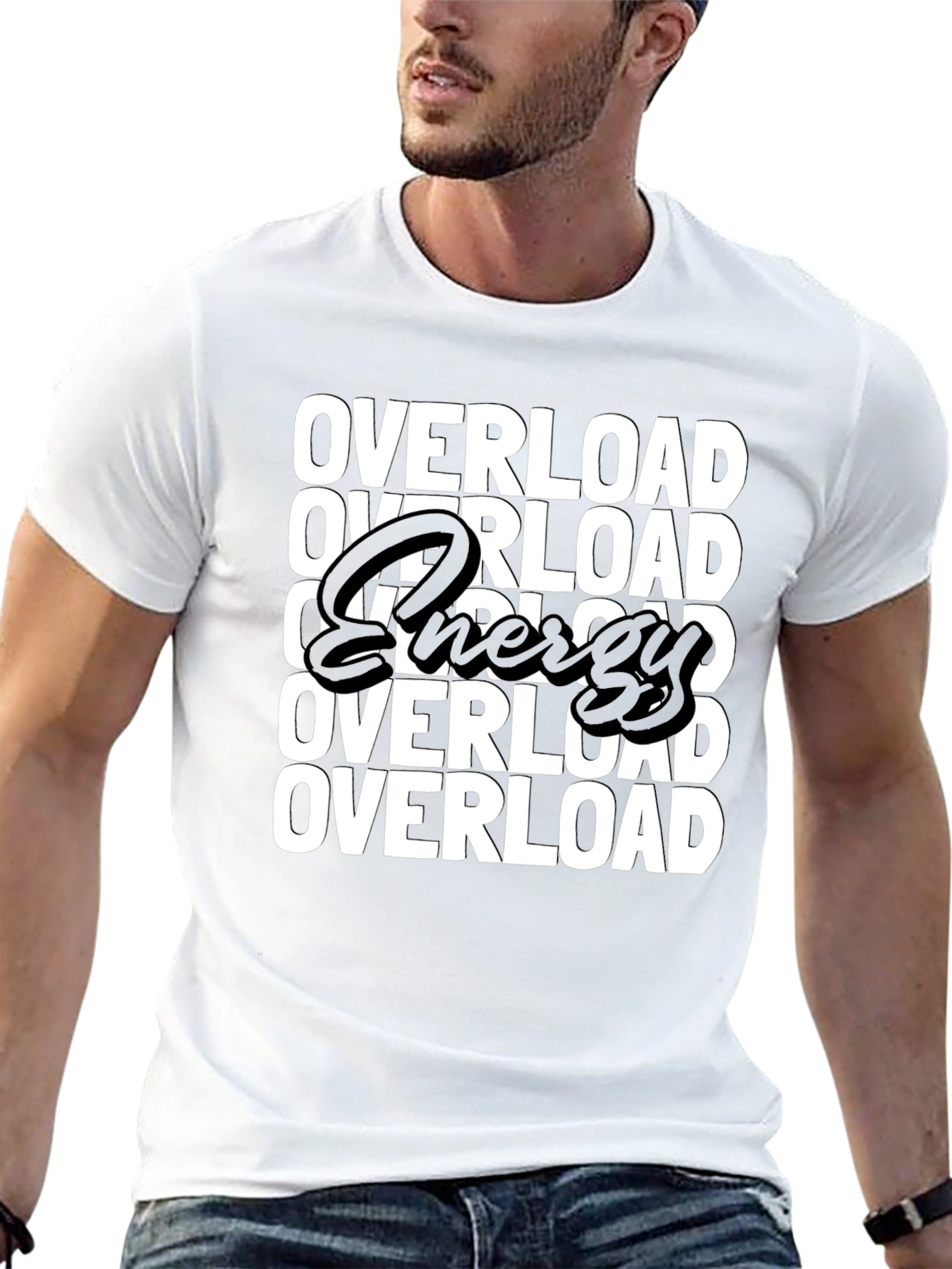 Overload Graphic T-Shirt - Energy Edition Black Tee