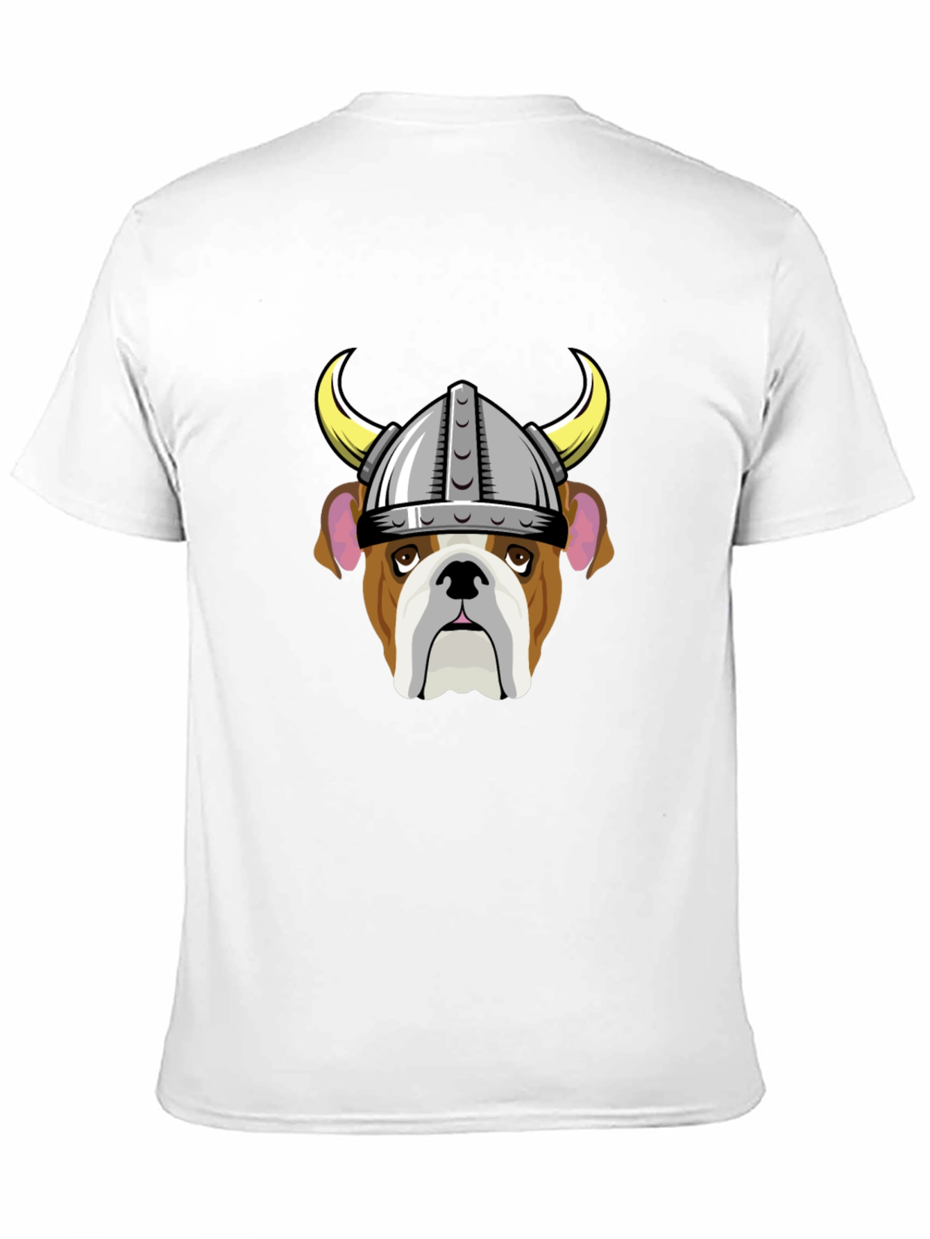 Bulldog Viking Helmet T-Shirt