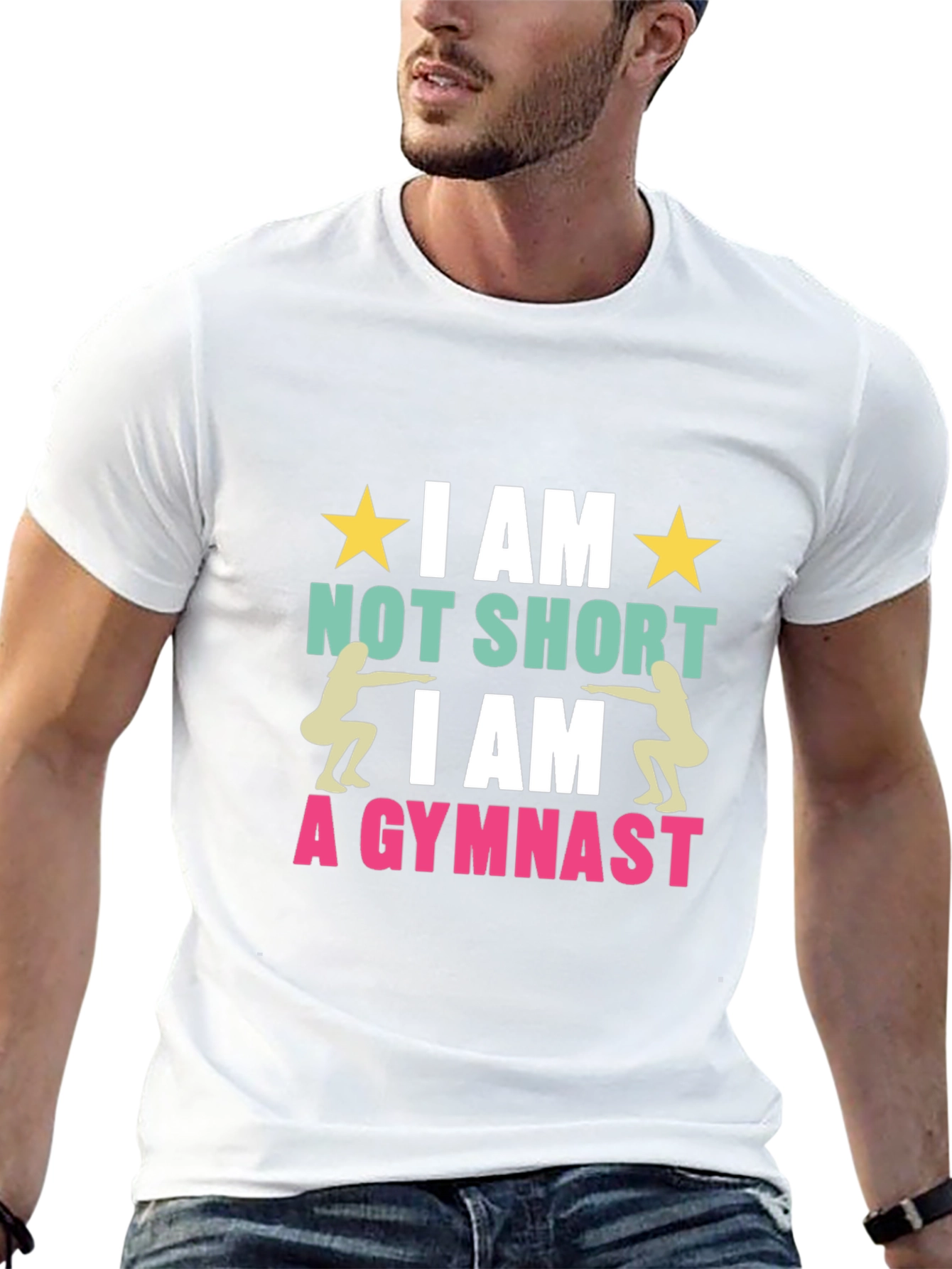 Gymnast Graphic T-Shirt - I am Not Short