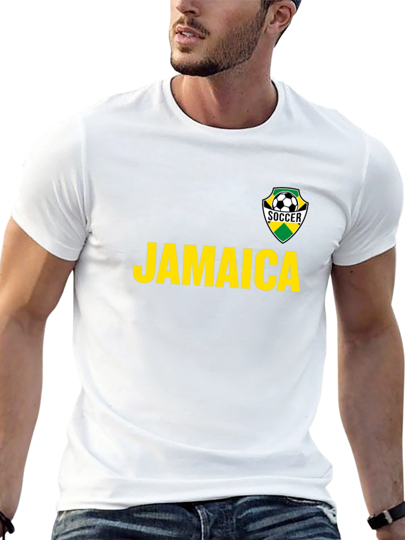 Jamaica Soccer T-Shirt - Reggae Style Tee