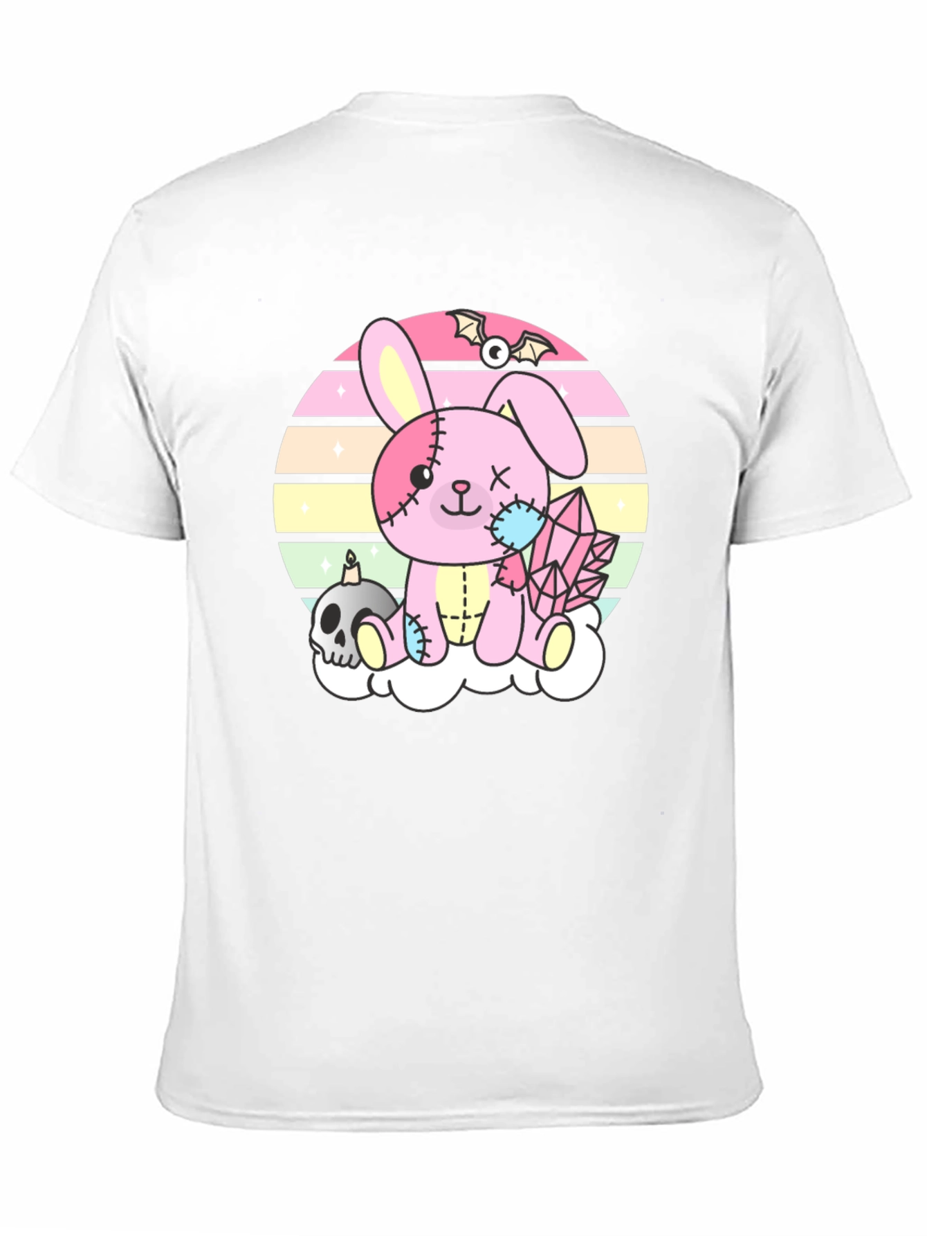 Creepy Cute Pastel Goth Bunny T-Shirt