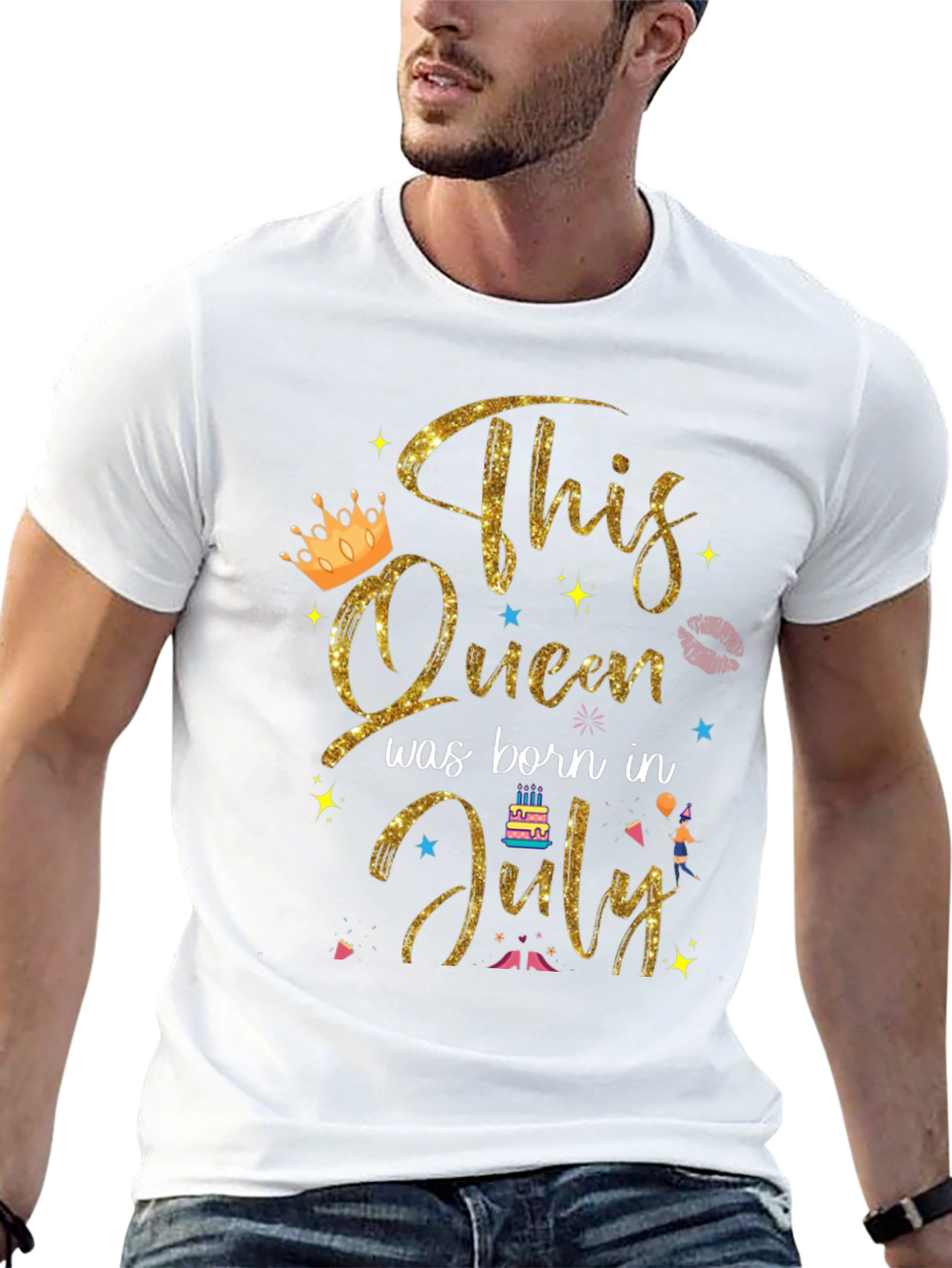 This Queen was Born in July T-Shirt