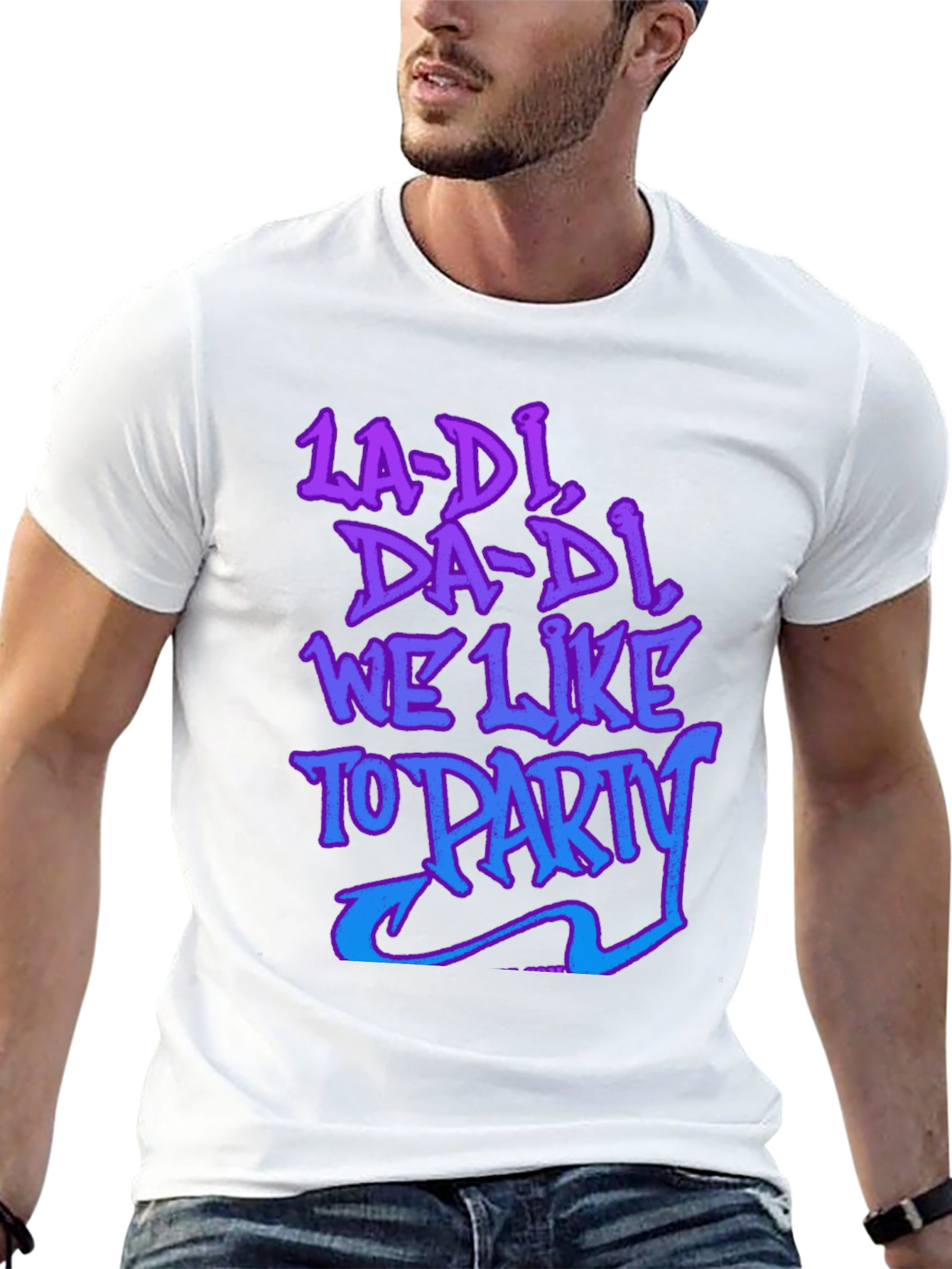 La-Di Da-Di We Like to Party Graphic Tee
