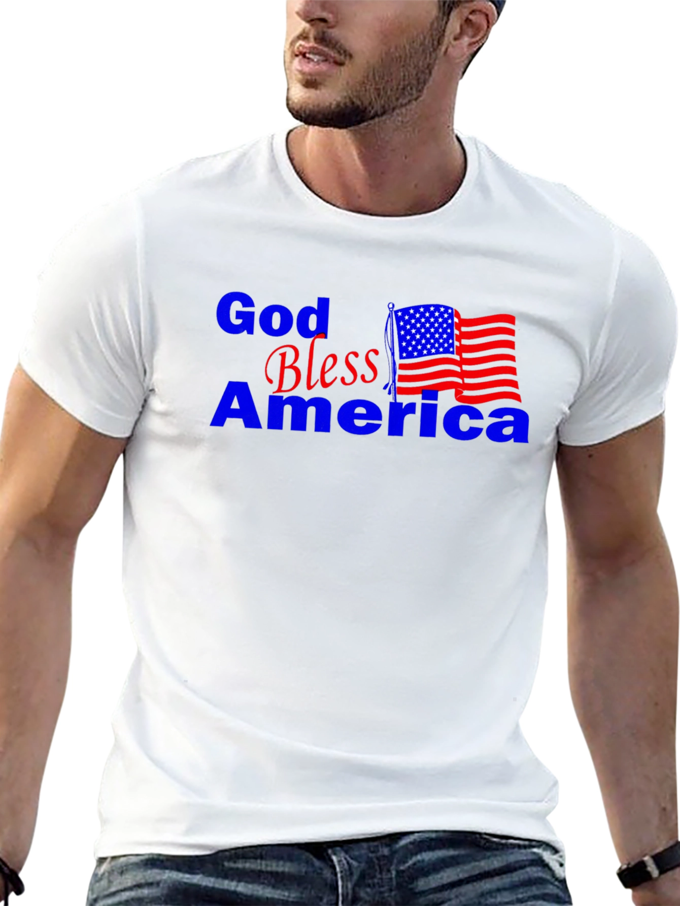 God Bless America Graphic T-Shirt