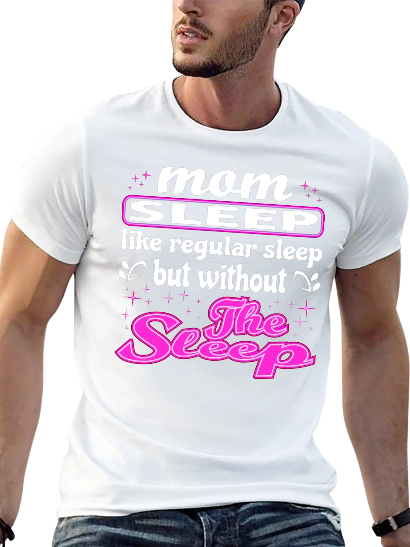 Mom Sleep T-Shirt - Funny Motherhood Tee