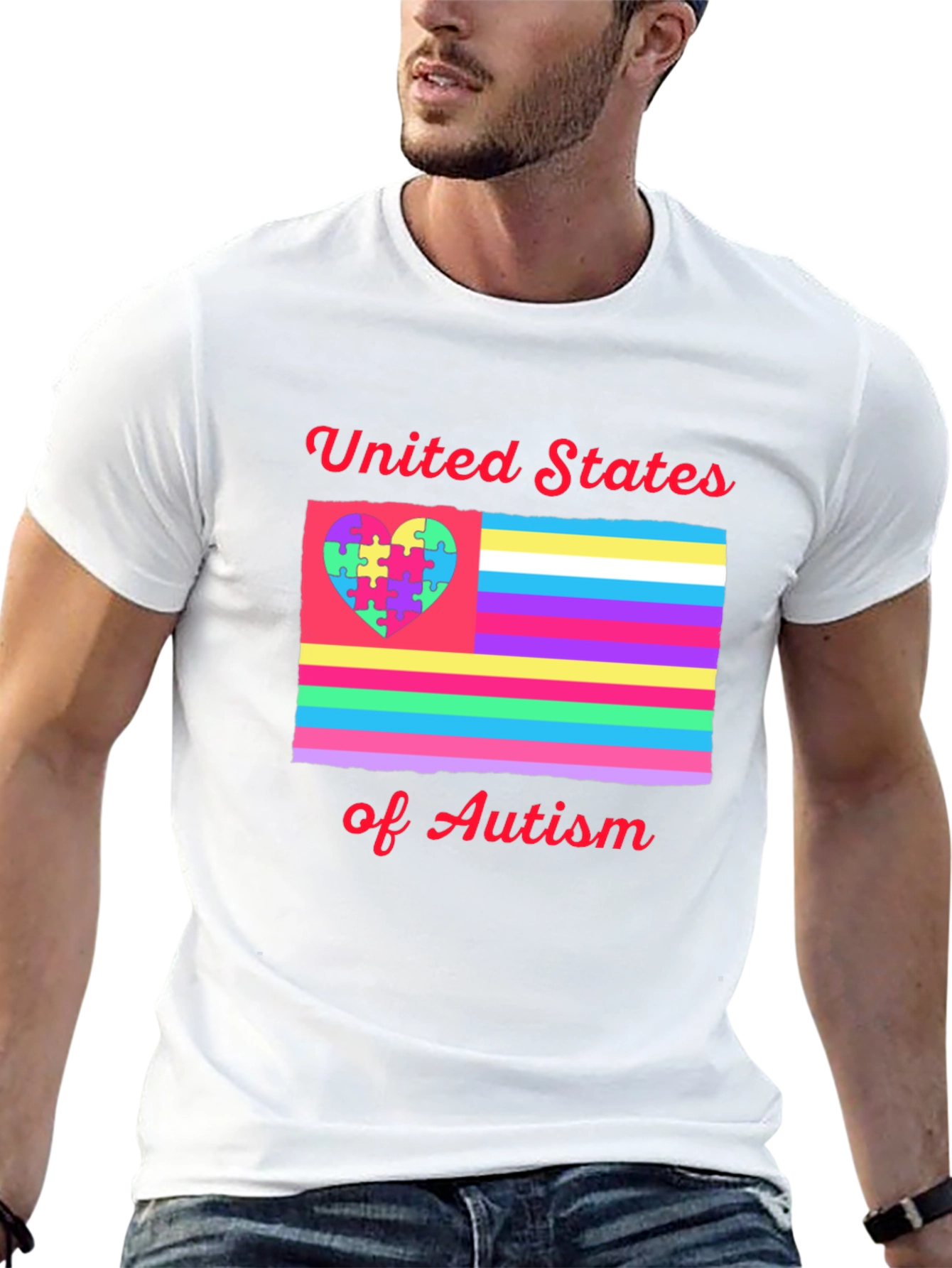 United States of Autism Pride T-Shirt