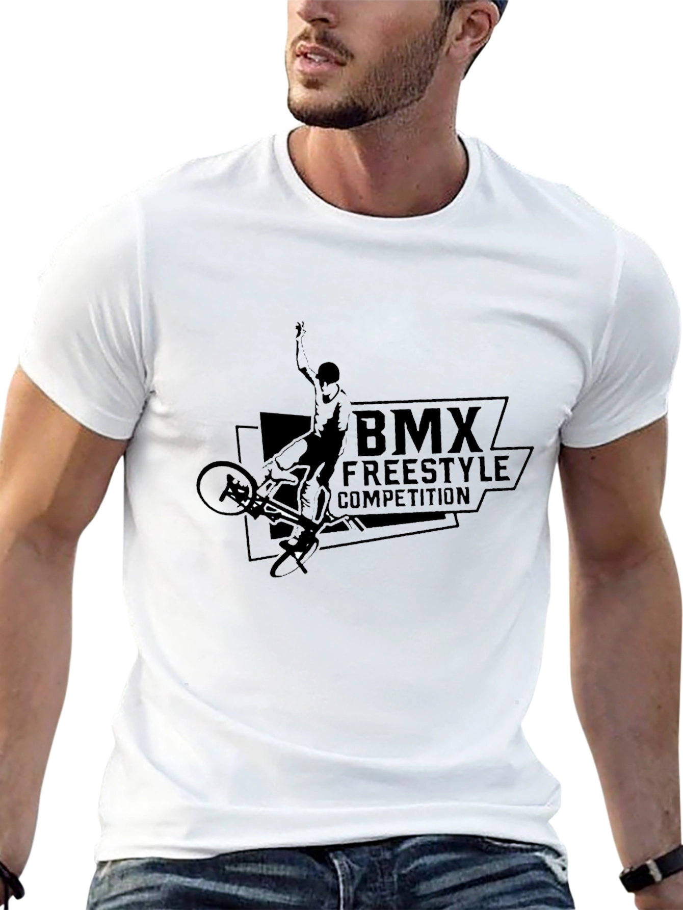 BMX Freestyle Competition Graphic T-Shirt