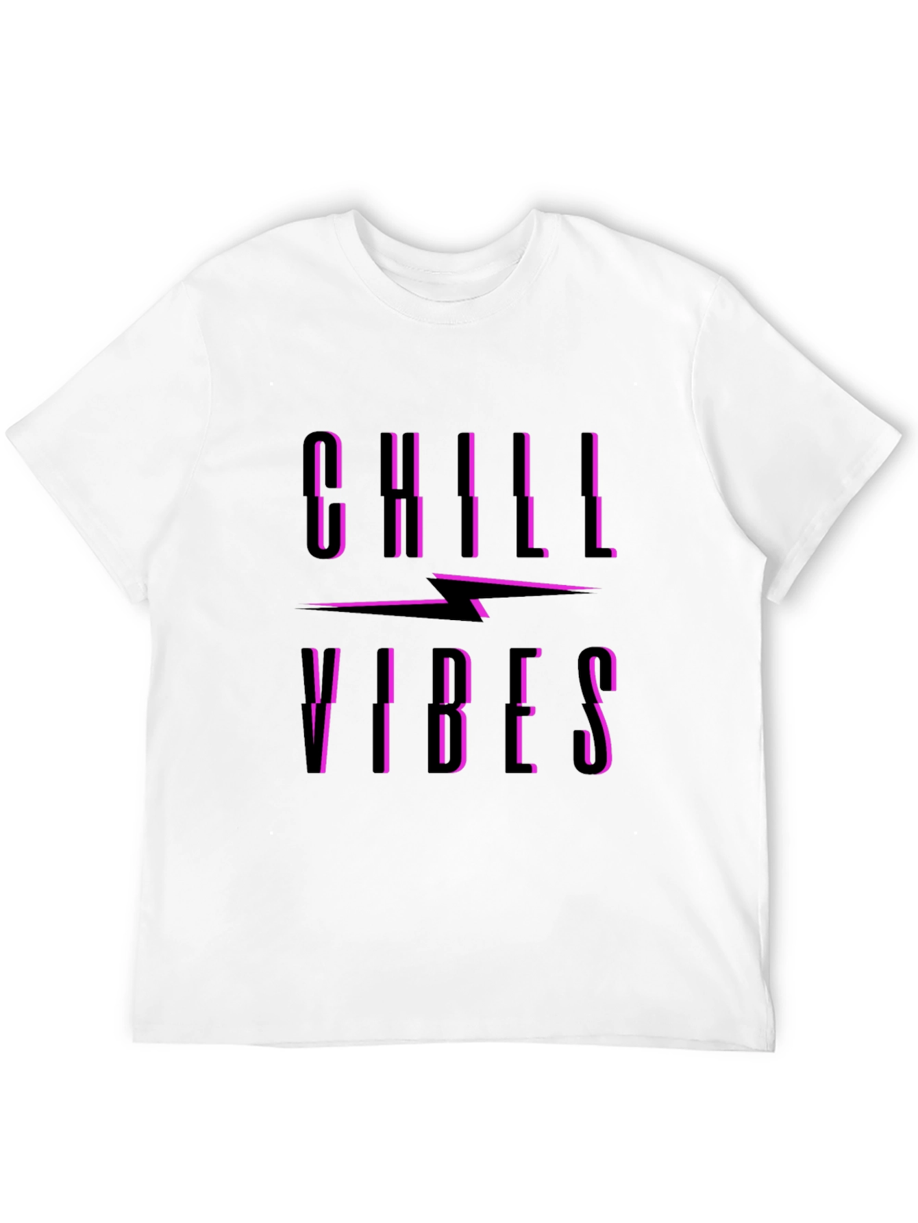 Chill Vibes Black Graphic Tee