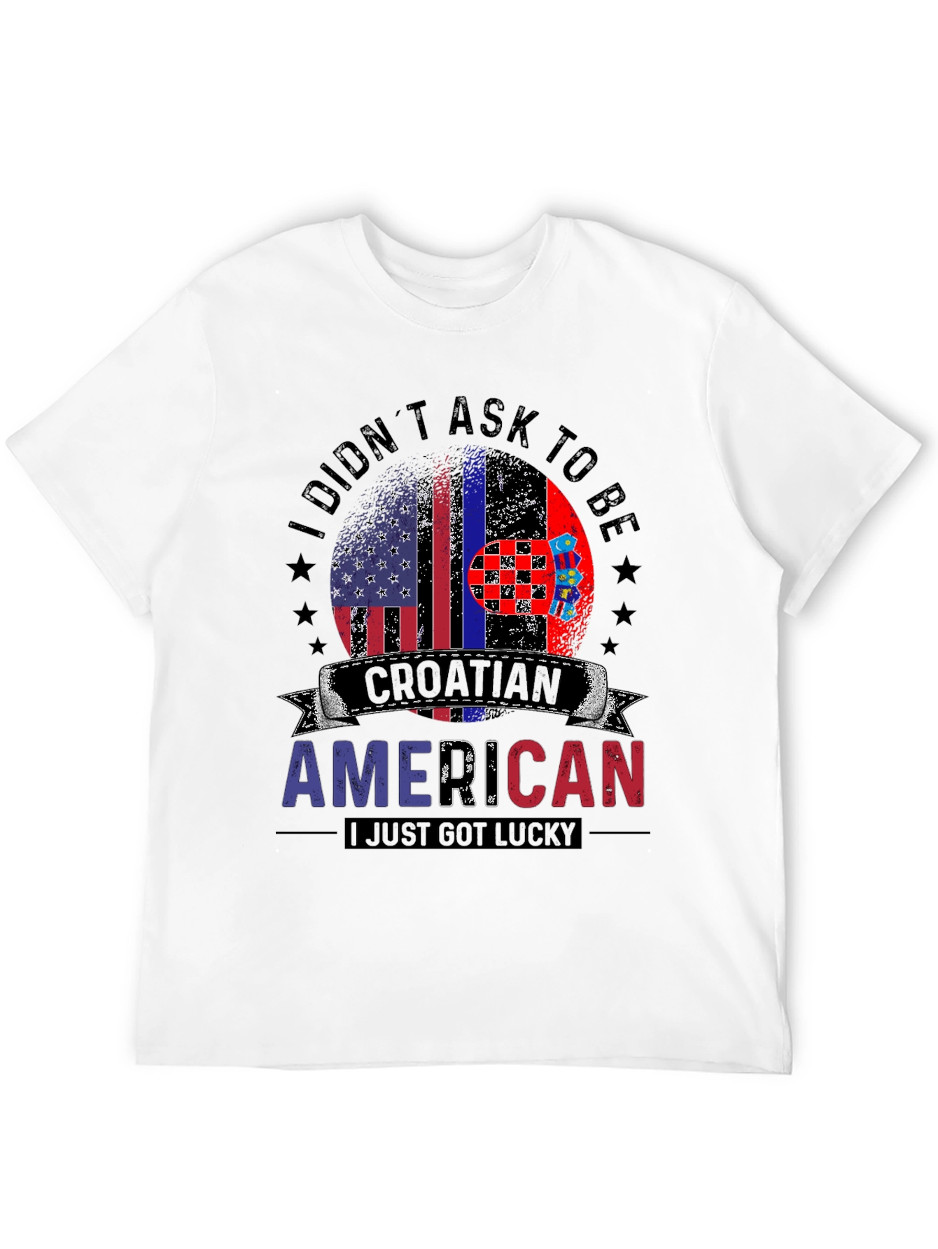 Croatian American Flag T-Shirt