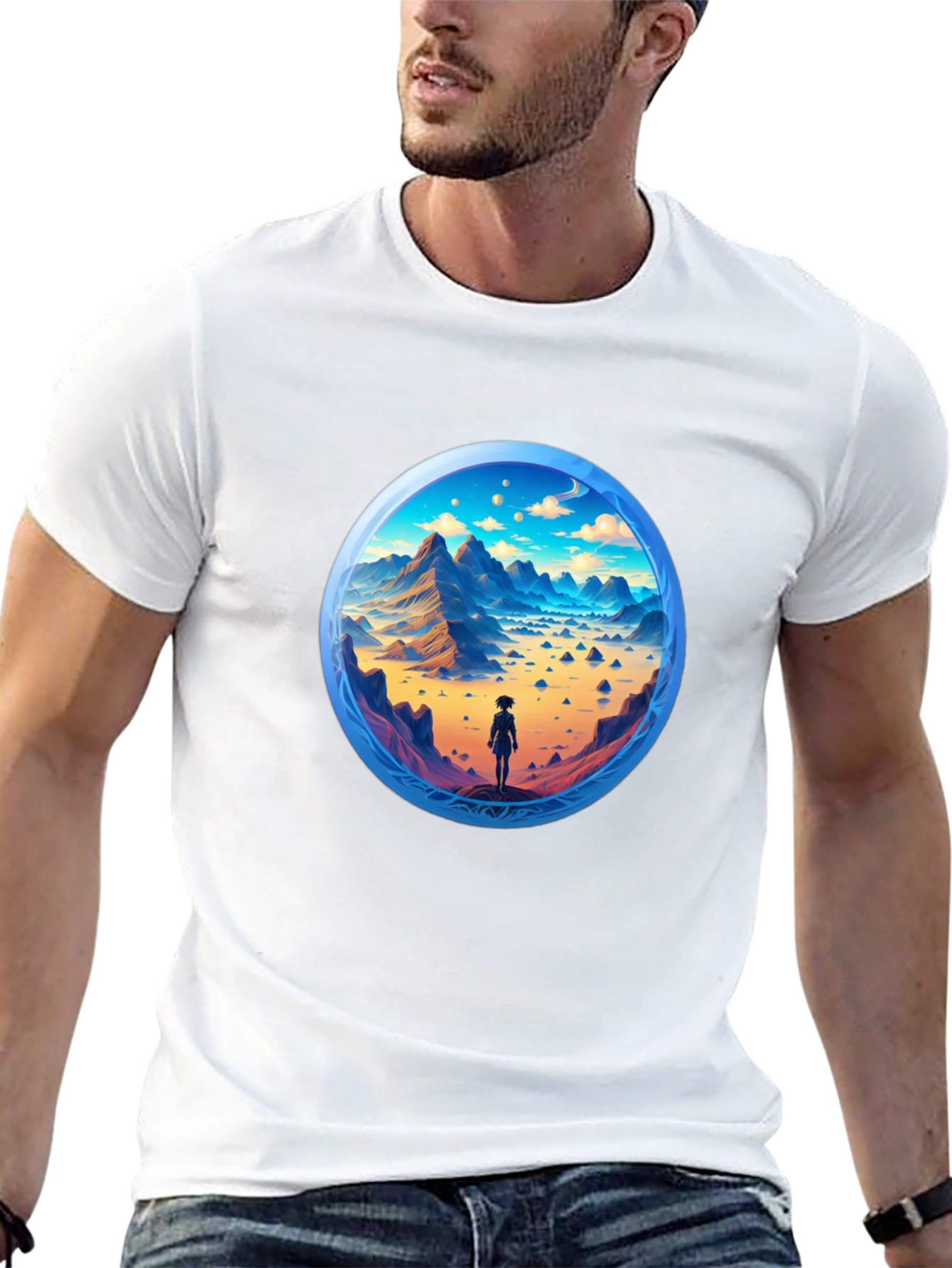 Mountain Horizon Black T-Shirt
