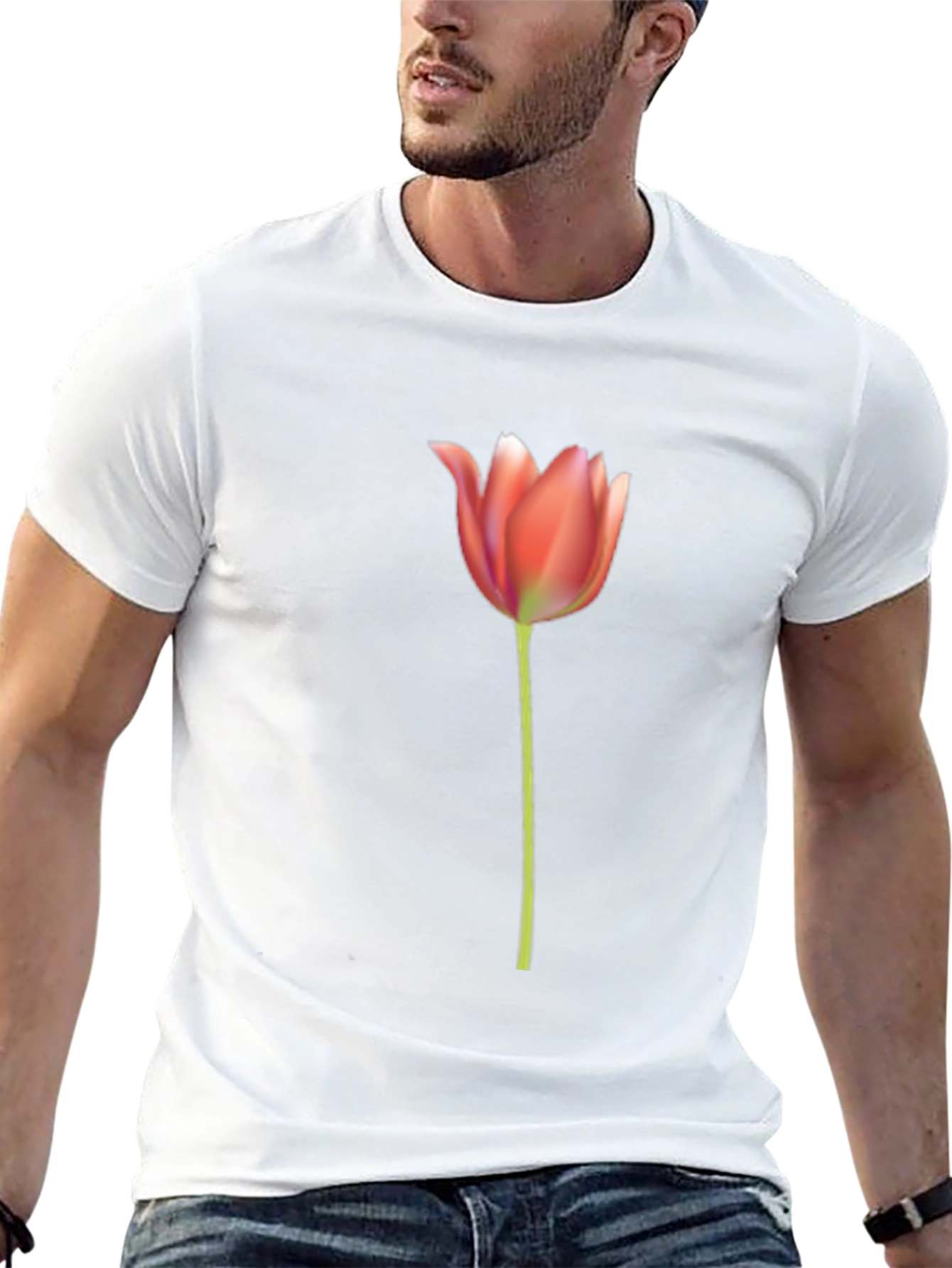 Tulip Flower Graphic T-Shirt