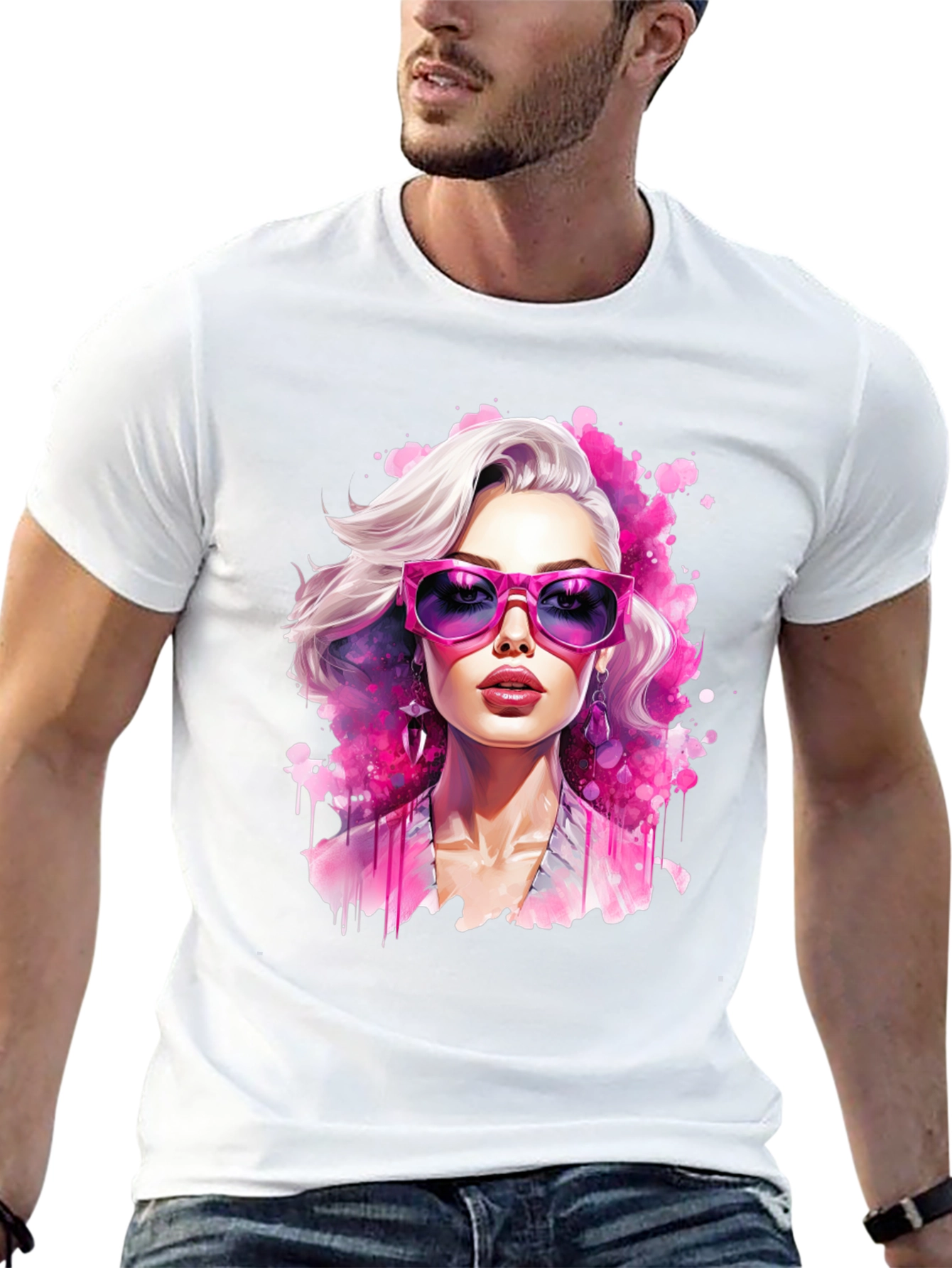 Stylish Woman Graphic Tee
