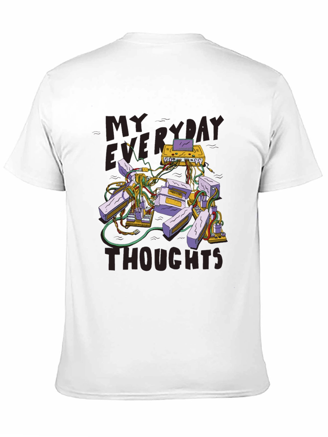 Everyday Thoughts Graphic Tee - Brainy Design