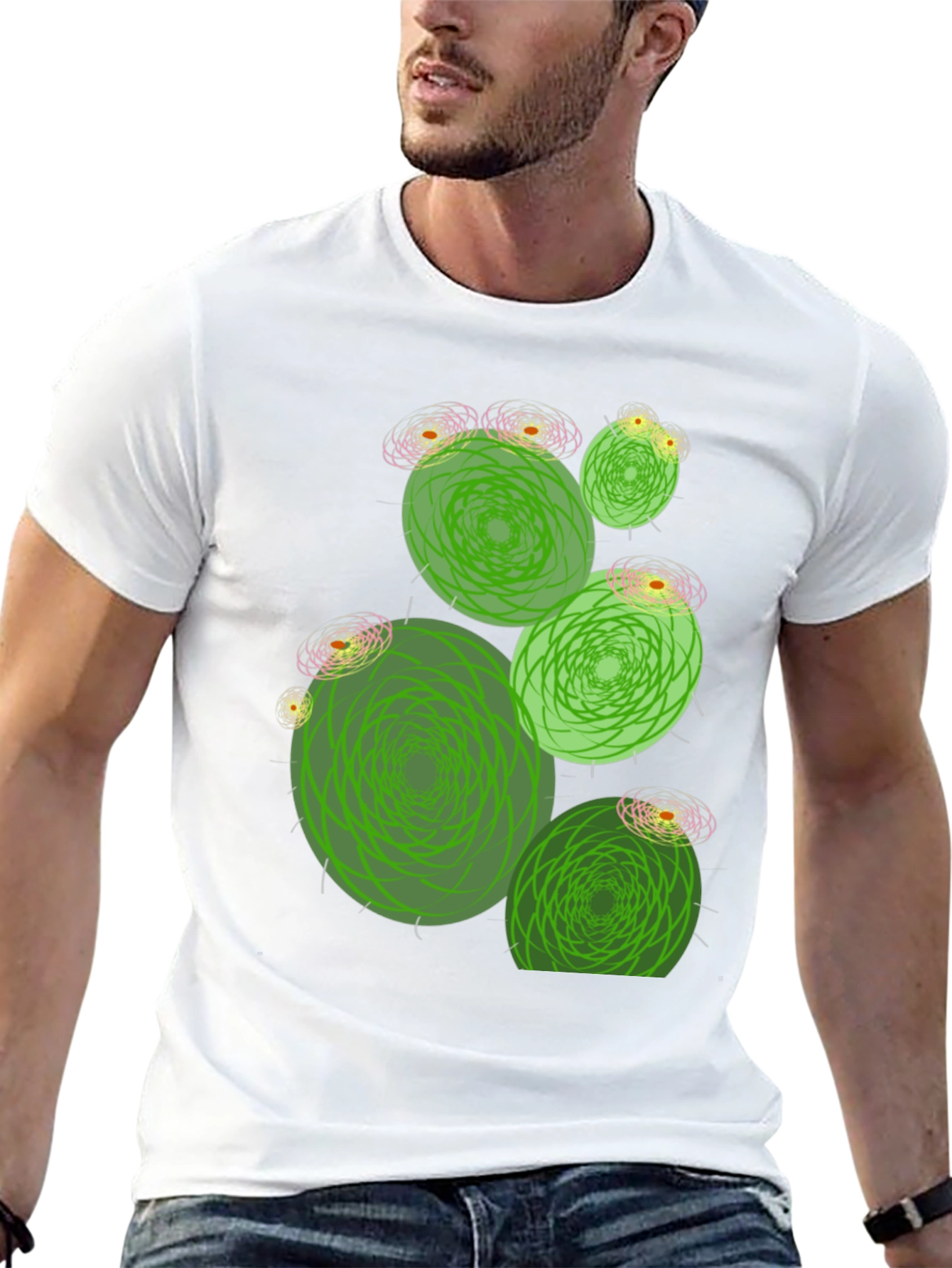 Cactus Graphic Print T-Shirt