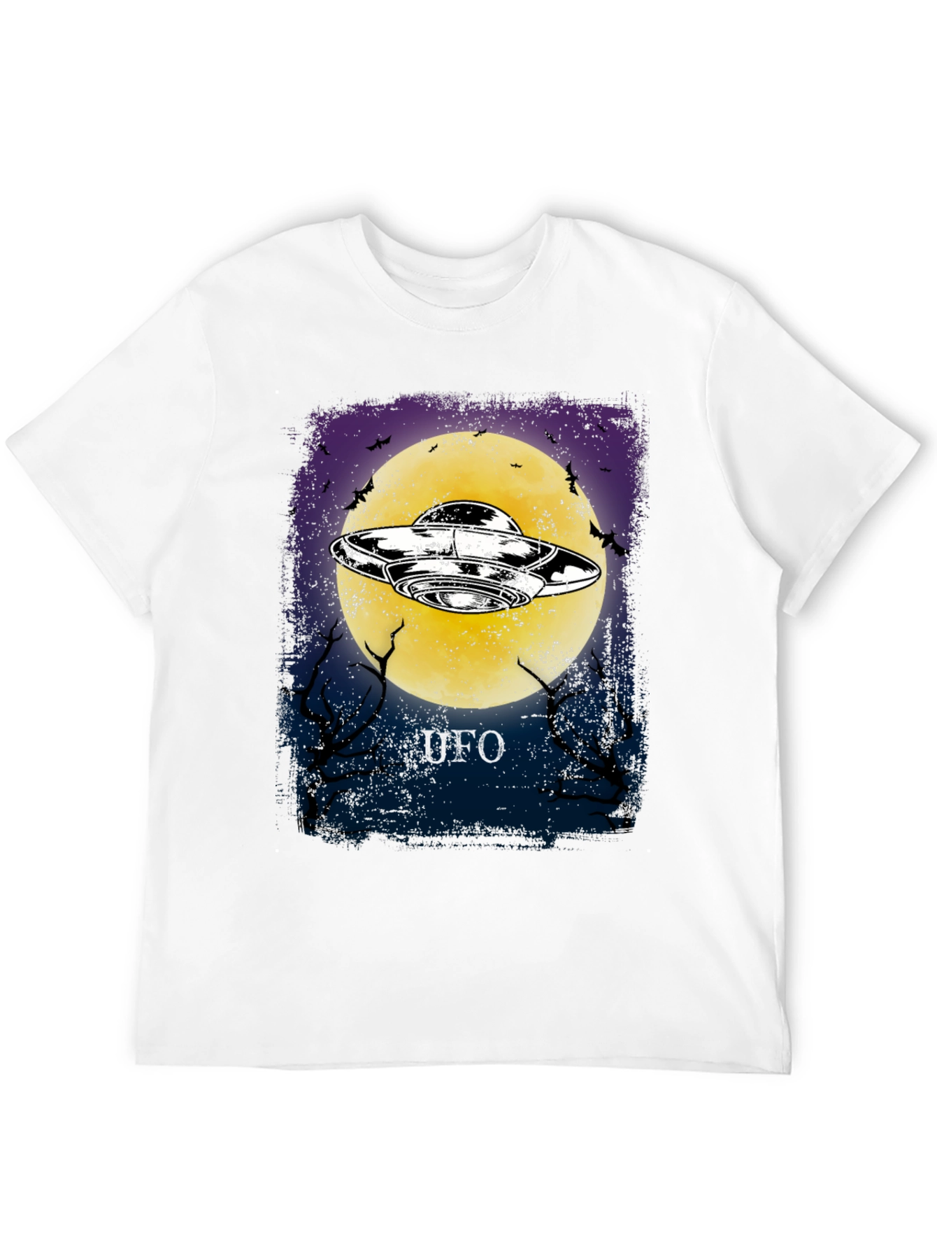 UFO Graphic Tee - Halloween Moon