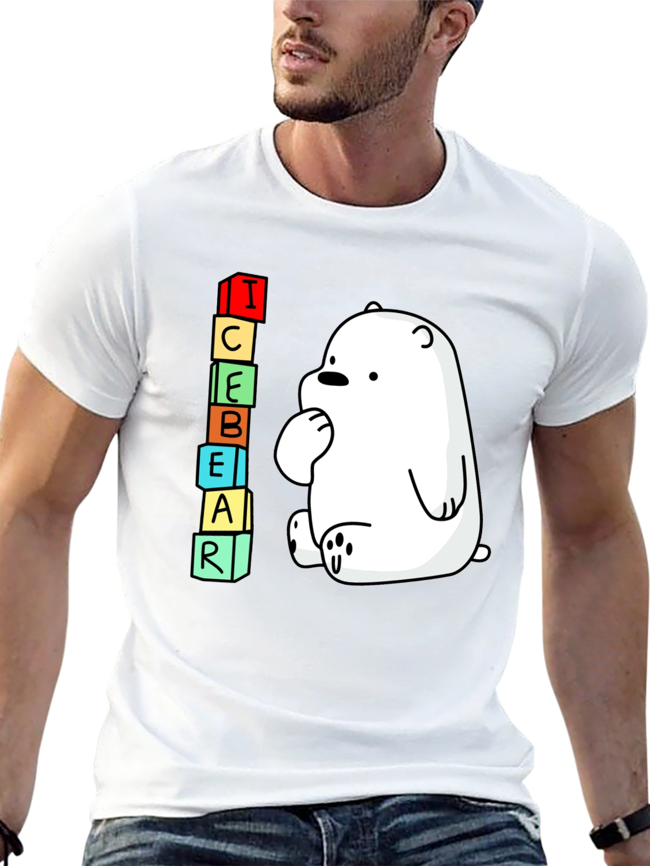 Ice Bear Cartoon T-Shirt