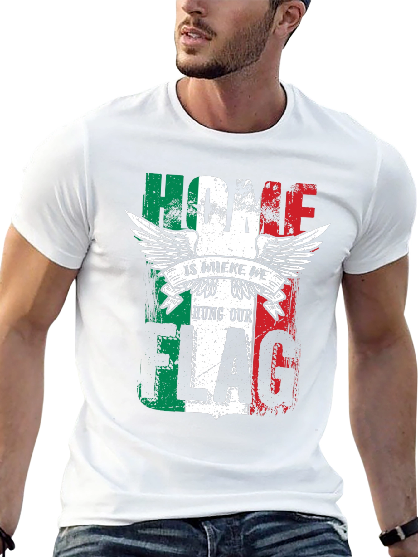 Italian Flag Home T-Shirt