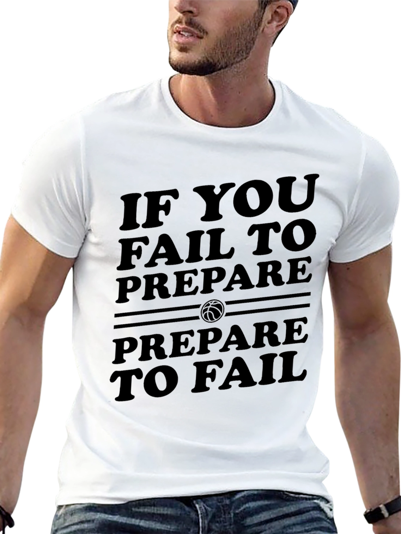 Basketball Quote T-Shirt: Prepare to Succeed