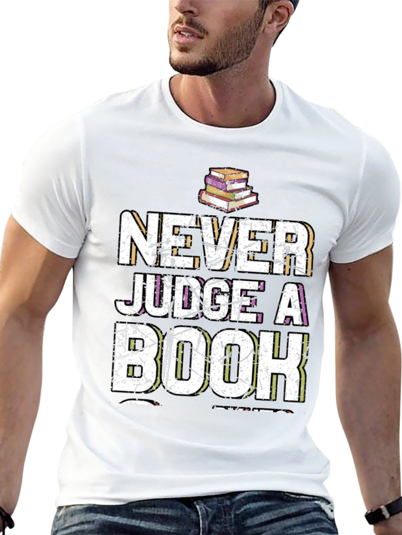 Never Judge a Book by Its Cover Graphic Tee