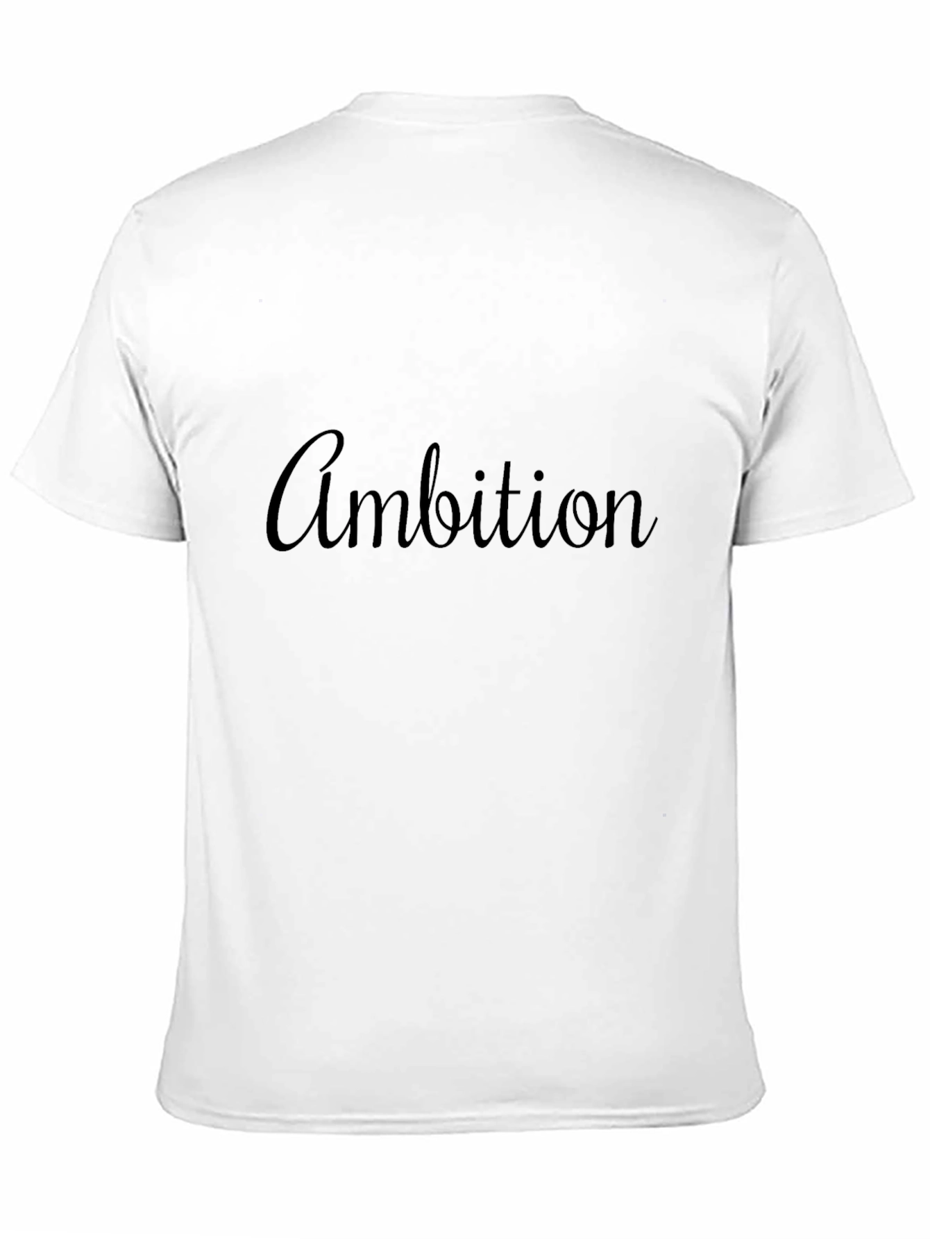 Ambition Black T-Shirt - Stylish Statement Tee