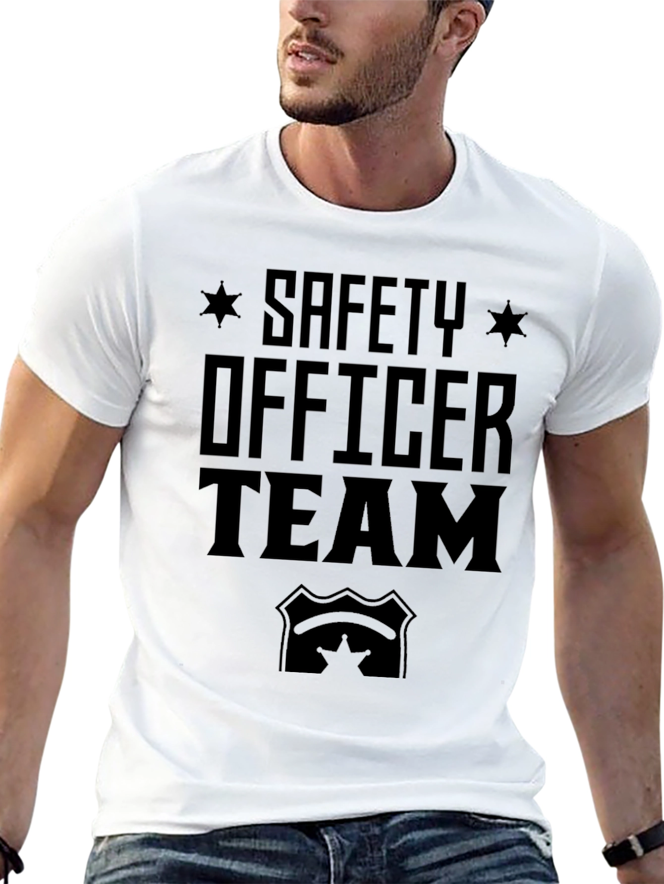 Safety Officer Team T-Shirt - Black