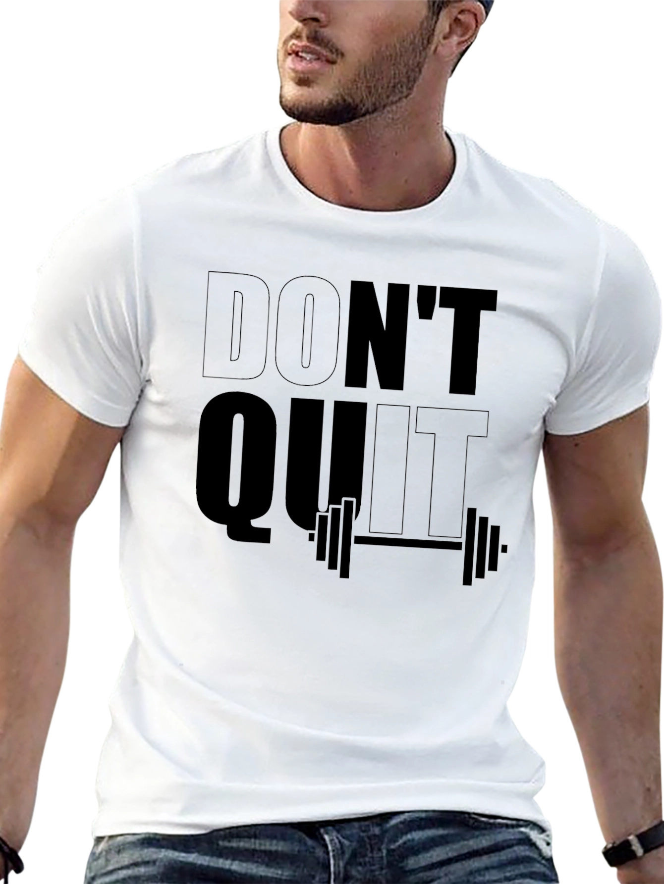 Dont Quit Gym Motivation T-Shirt