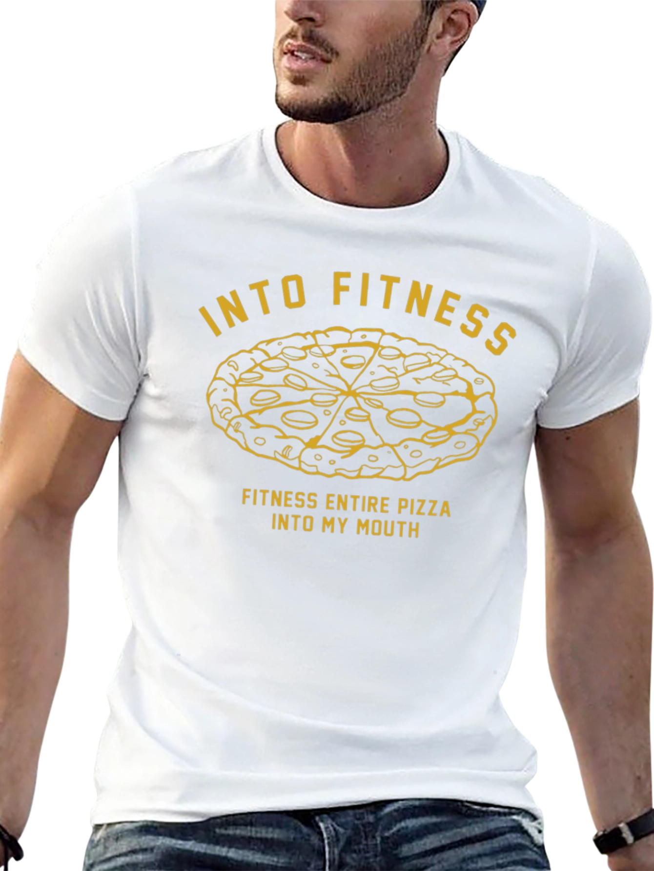 Into Fitness Pizza T-Shirt