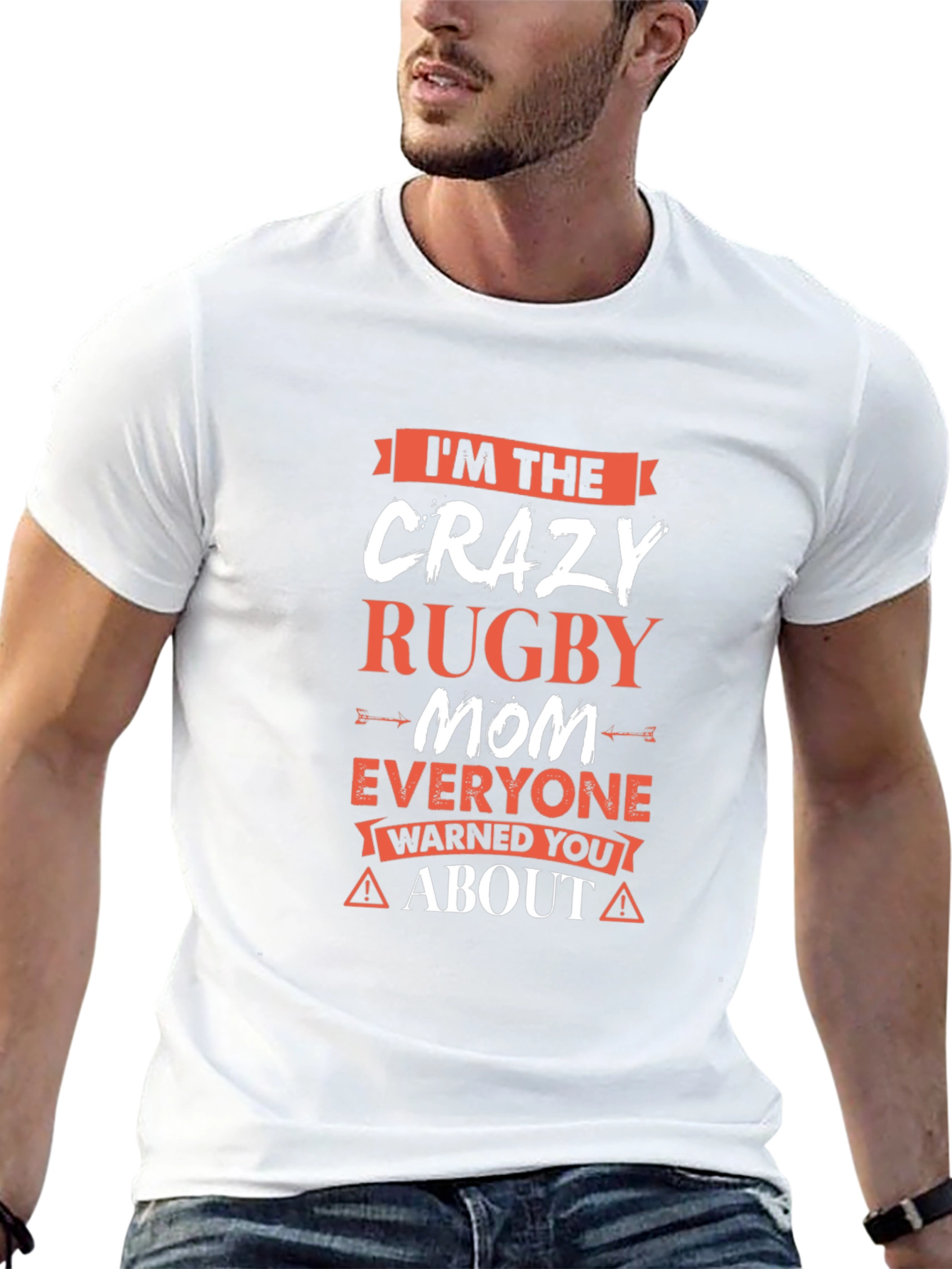 Crazy Rugby Mom T-Shirt