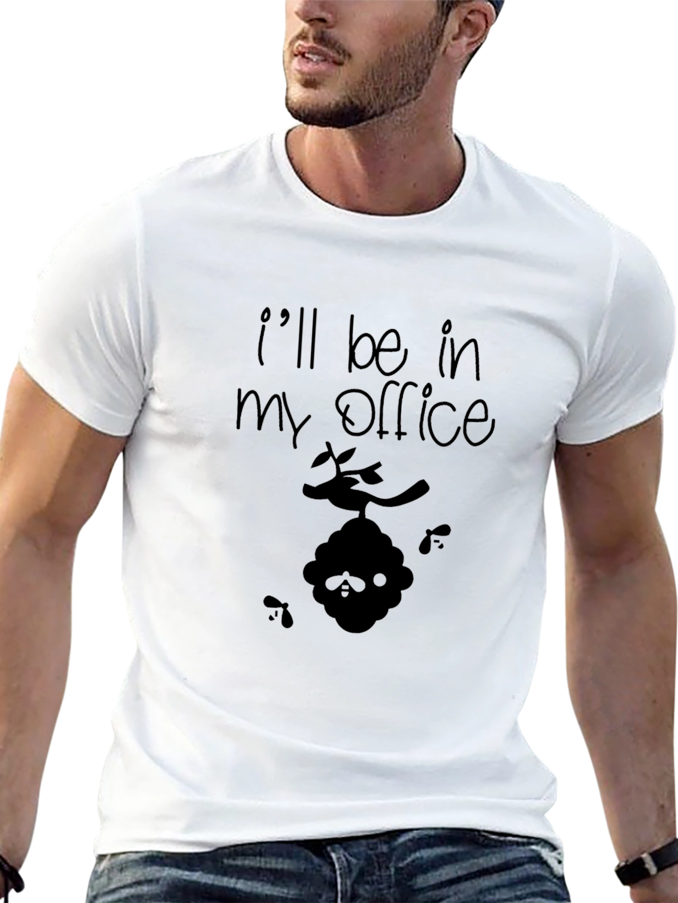 Mens Ill Be In My Office Beehive Graphic T-Shirt