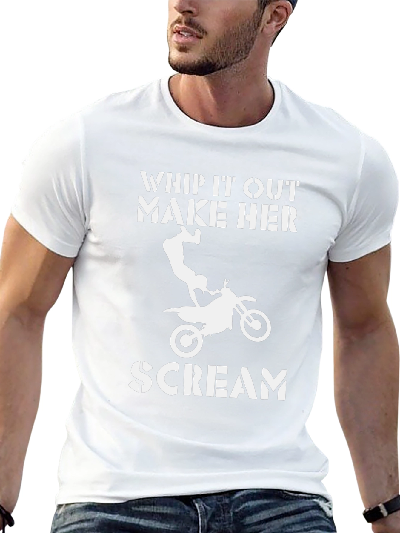 Whip It Out T-Shirt - Stunt Bike Tee