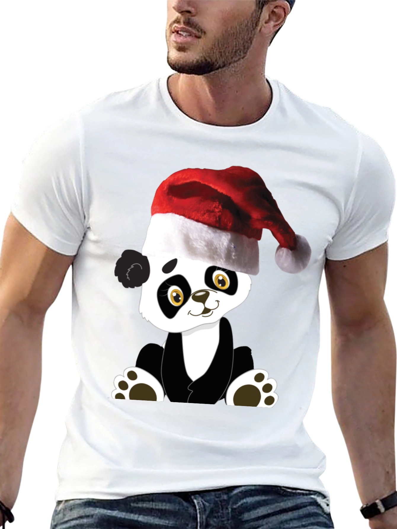 Cute Christmas Panda T-Shirt